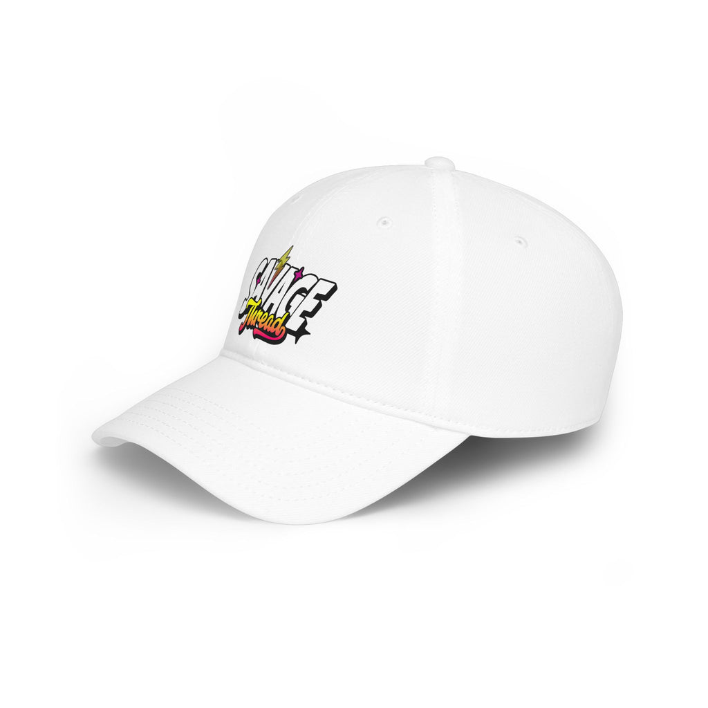 Savage Thread Low Profile Baseball Cap — Retro Streetwear Logo Hat