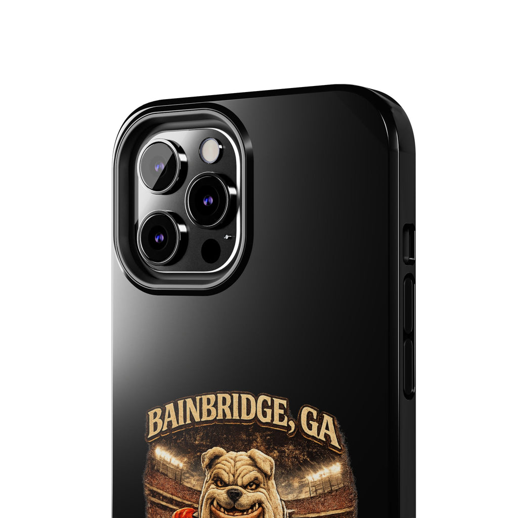 Bainbridge GA Bulldog Football Tough Phone Case — "Hunker Down" Game Day Protector