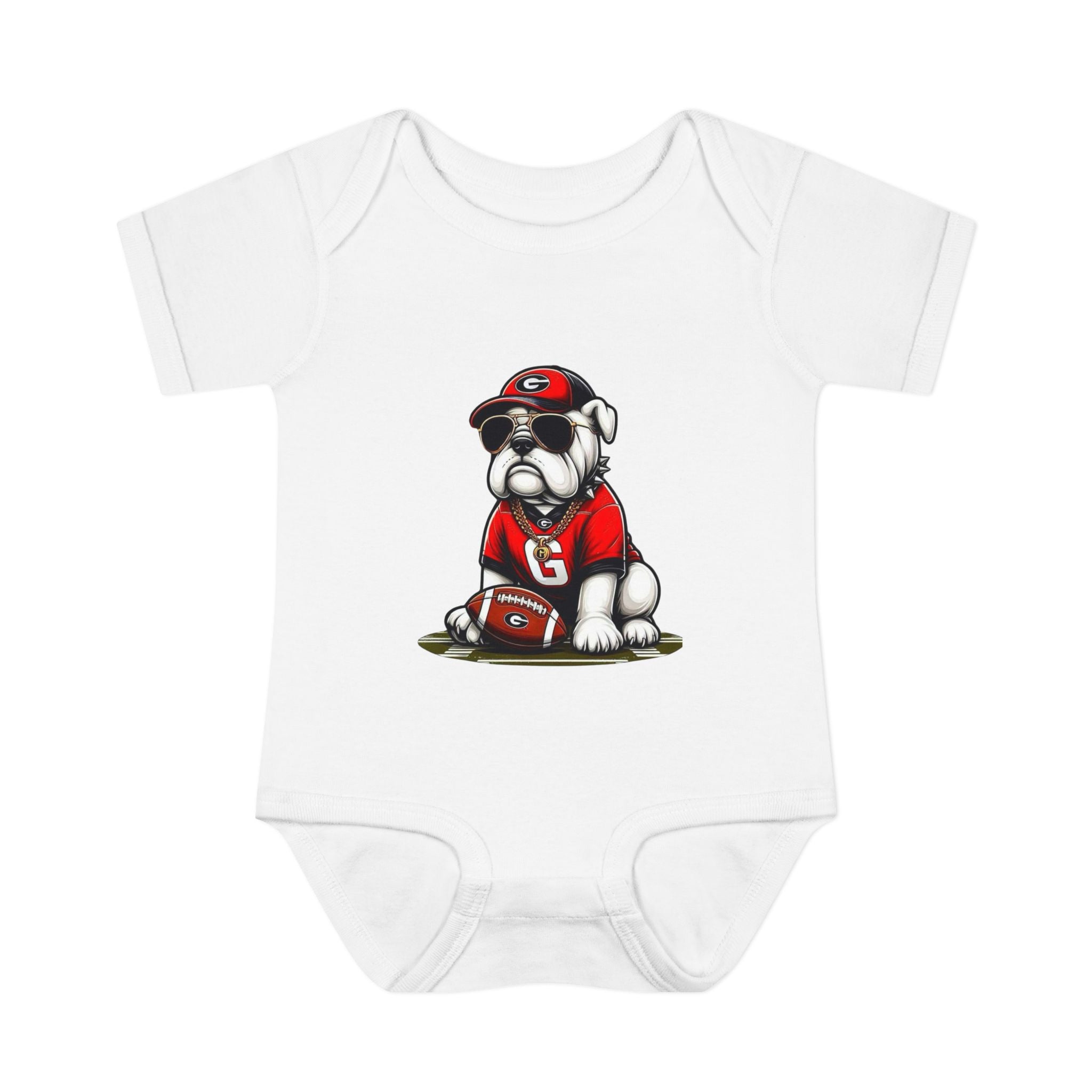 Georgia Bulldogs Baby Bodysuit – Cute Mascot Infant Onesie