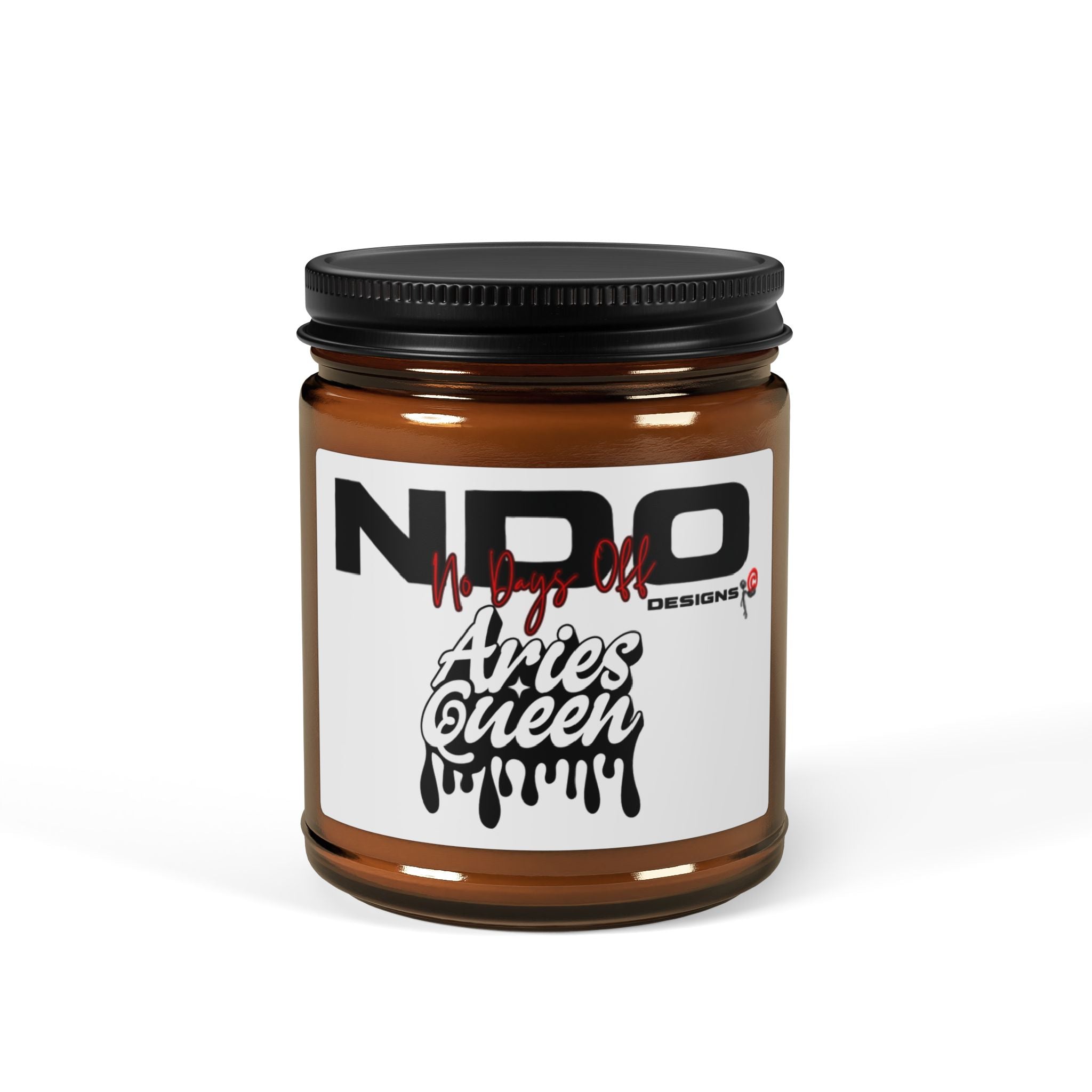 Amber Jar Soy Candle — NDO x Aries Queen Scented Candle