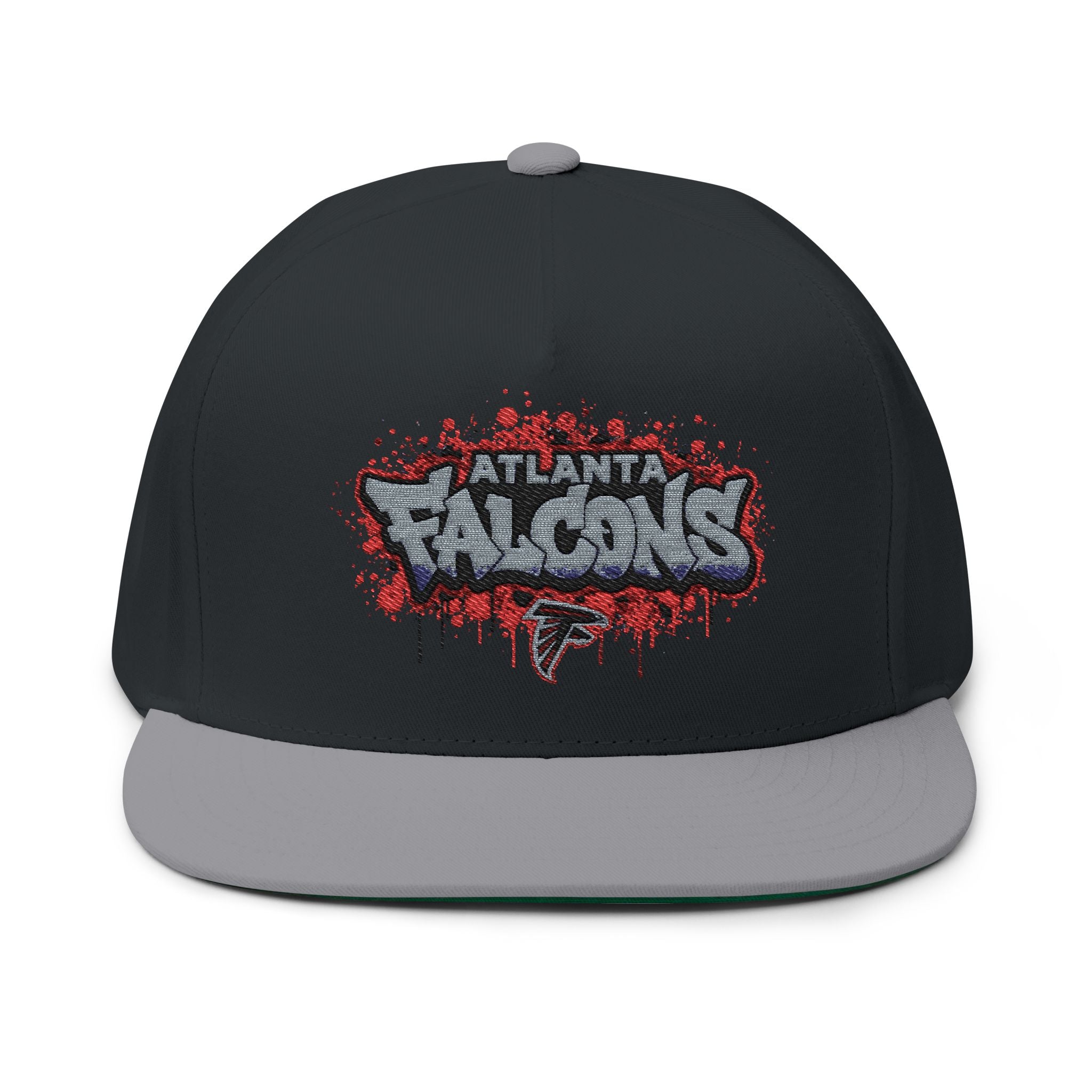 Atlanta Falcons Graffiti Flat Bill Cap - Embroidered Snapback