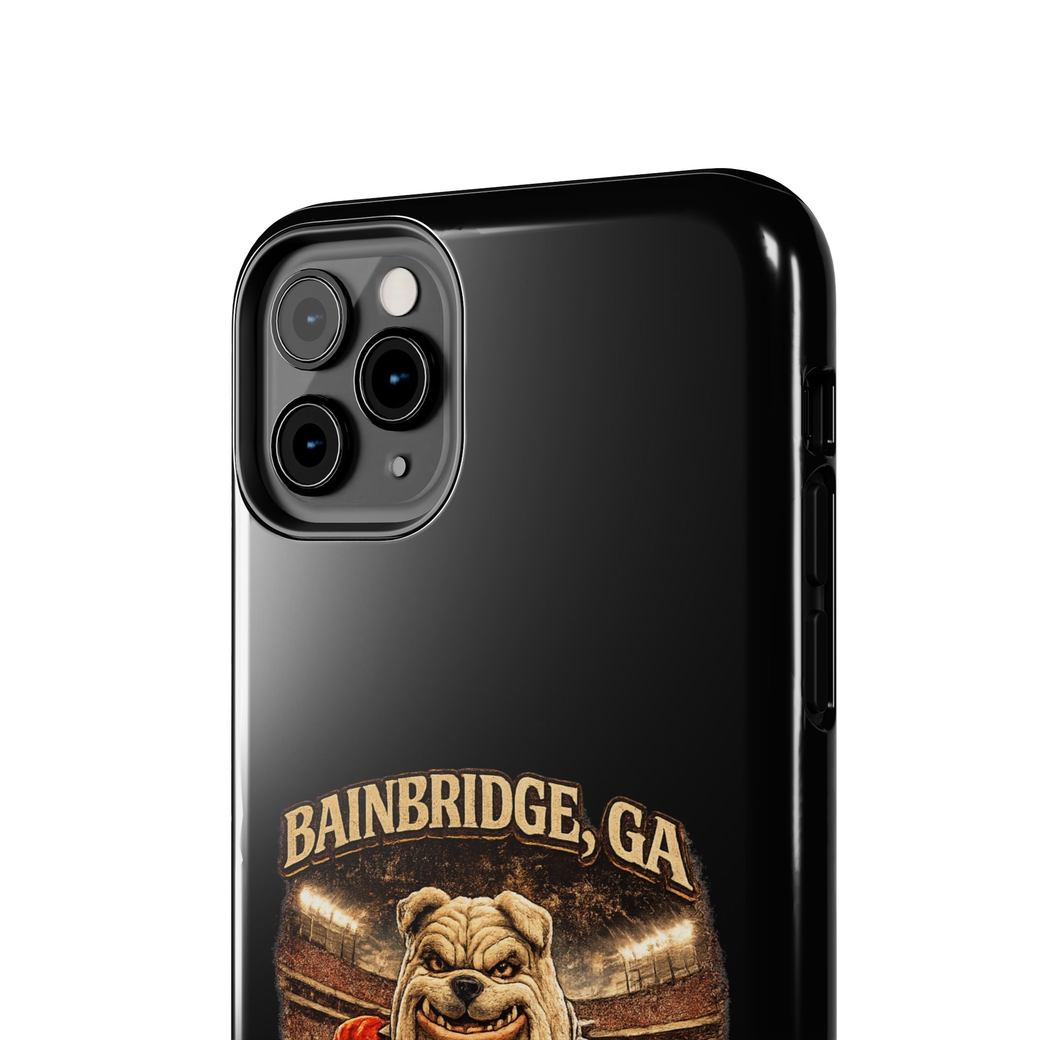 Bainbridge GA Bulldog Football Tough Phone Case — "Hunker Down" Game Day Protector