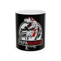 Papasaurus Ceramic Mug — Funny T-Rex Father’s Day Coffee Cup (11oz/15oz)