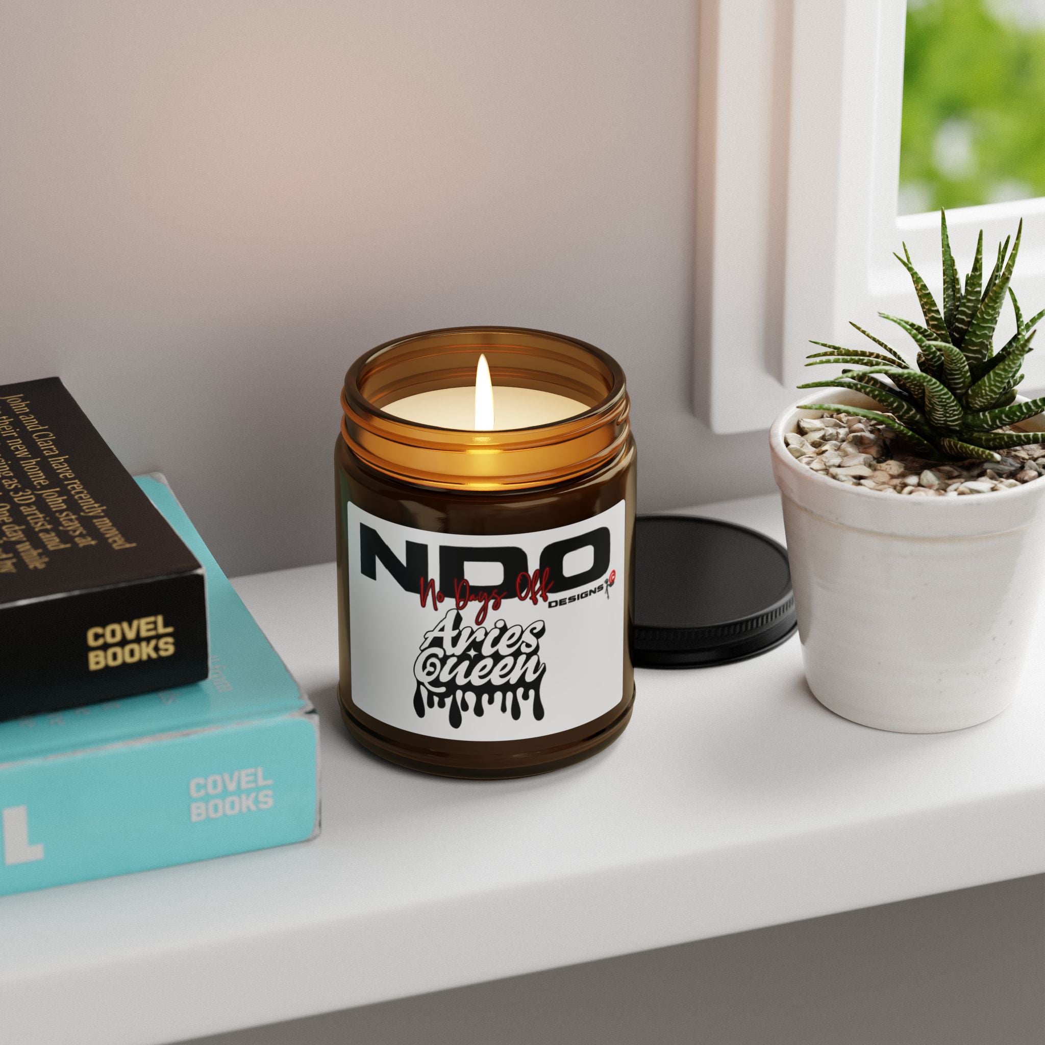 Amber Jar Soy Candle — NDO x Aries Queen Scented Candle