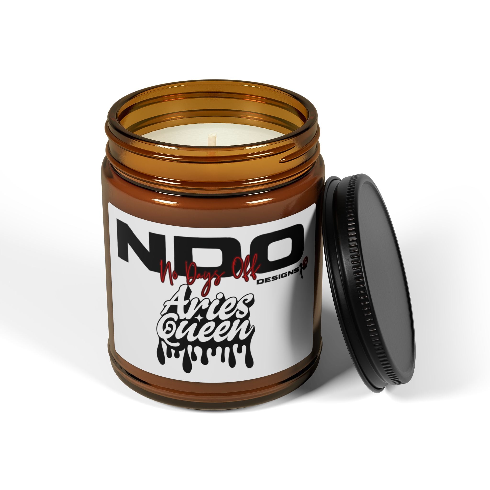 Amber Jar Soy Candle — NDO x Aries Queen Scented Candle