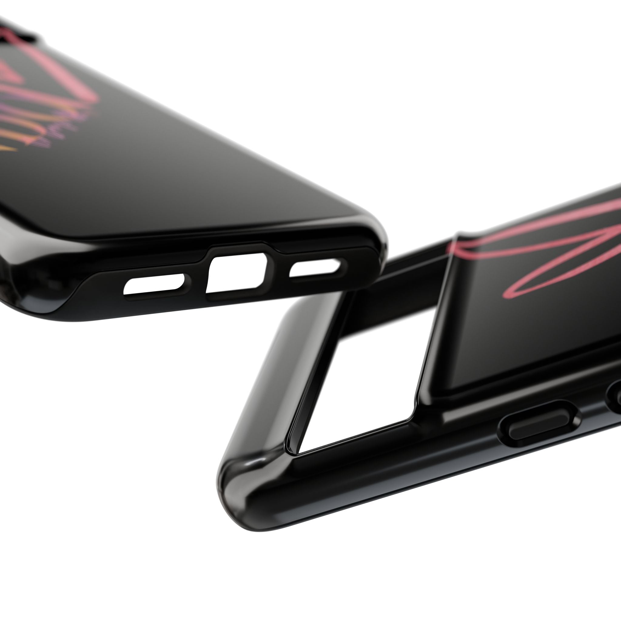 NDO Heart Phone Case – Slim Tough Protective iPhone Cover with Pink Heart Design