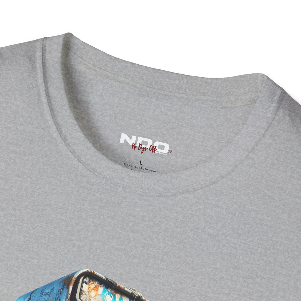 Gen X Retro Payphone Tee — Vintage Graffiti Phone Graphic T-Shirt