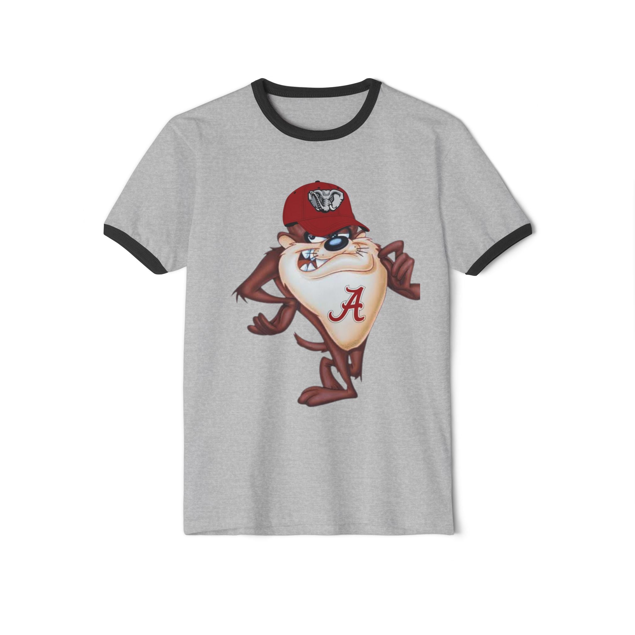 Alabama Ringer T-Shirt — Vintage Cartoon Mascot
