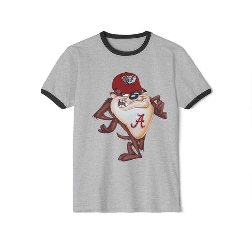 Alabama Ringer T-Shirt — Vintage Cartoon Mascot
