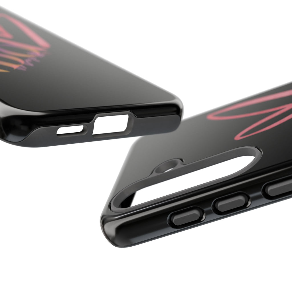 NDO Heart Phone Case – Slim Tough Protective iPhone Cover with Pink Heart Design