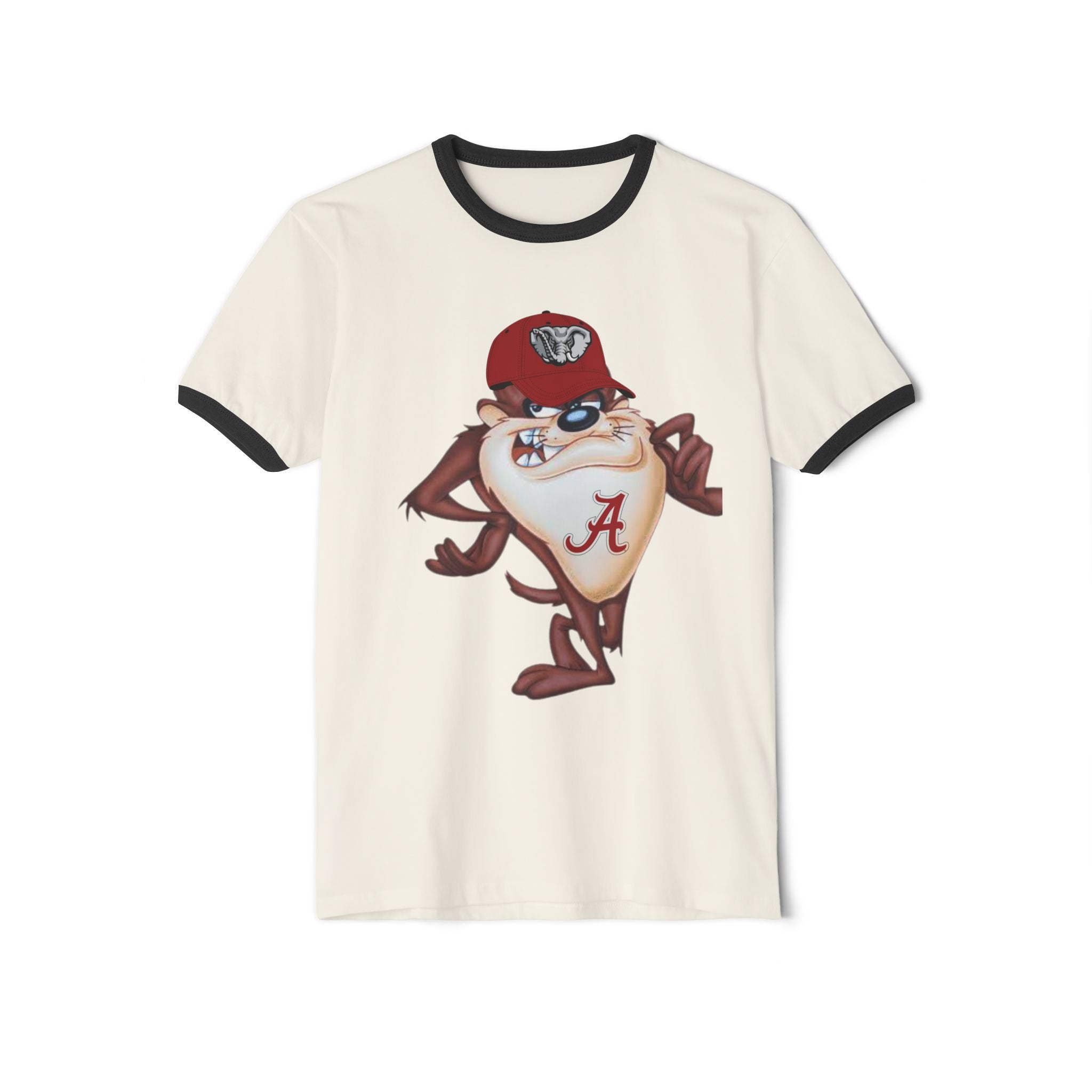 Alabama Ringer T-Shirt — Vintage Cartoon Mascot
