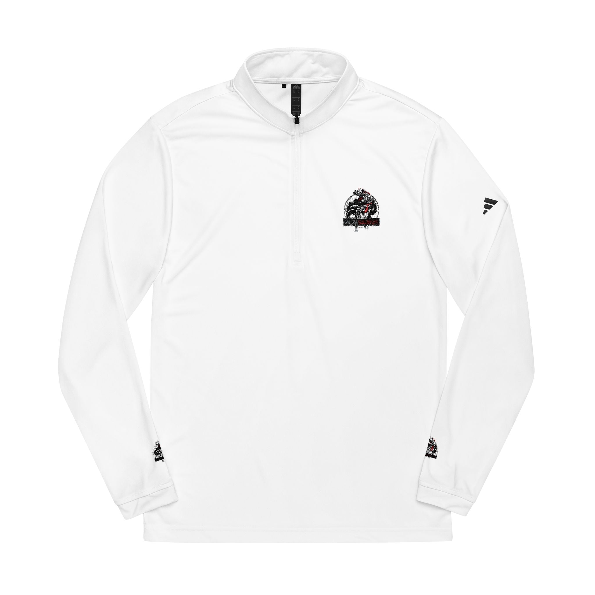 Papsaurus Quarter-Zip Pullover — White adidas® Performance Top