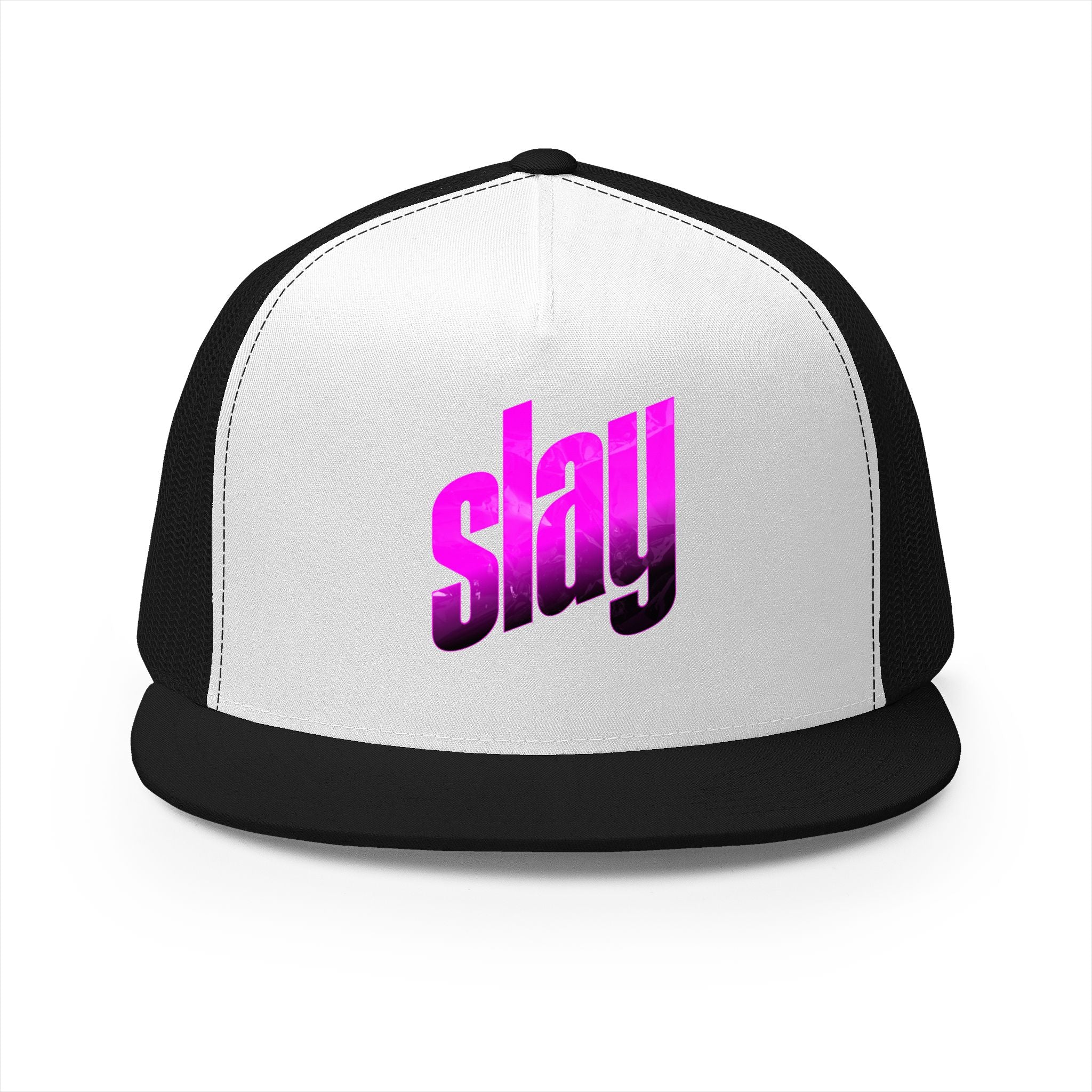 Slay Pink Gradient Trucker Cap