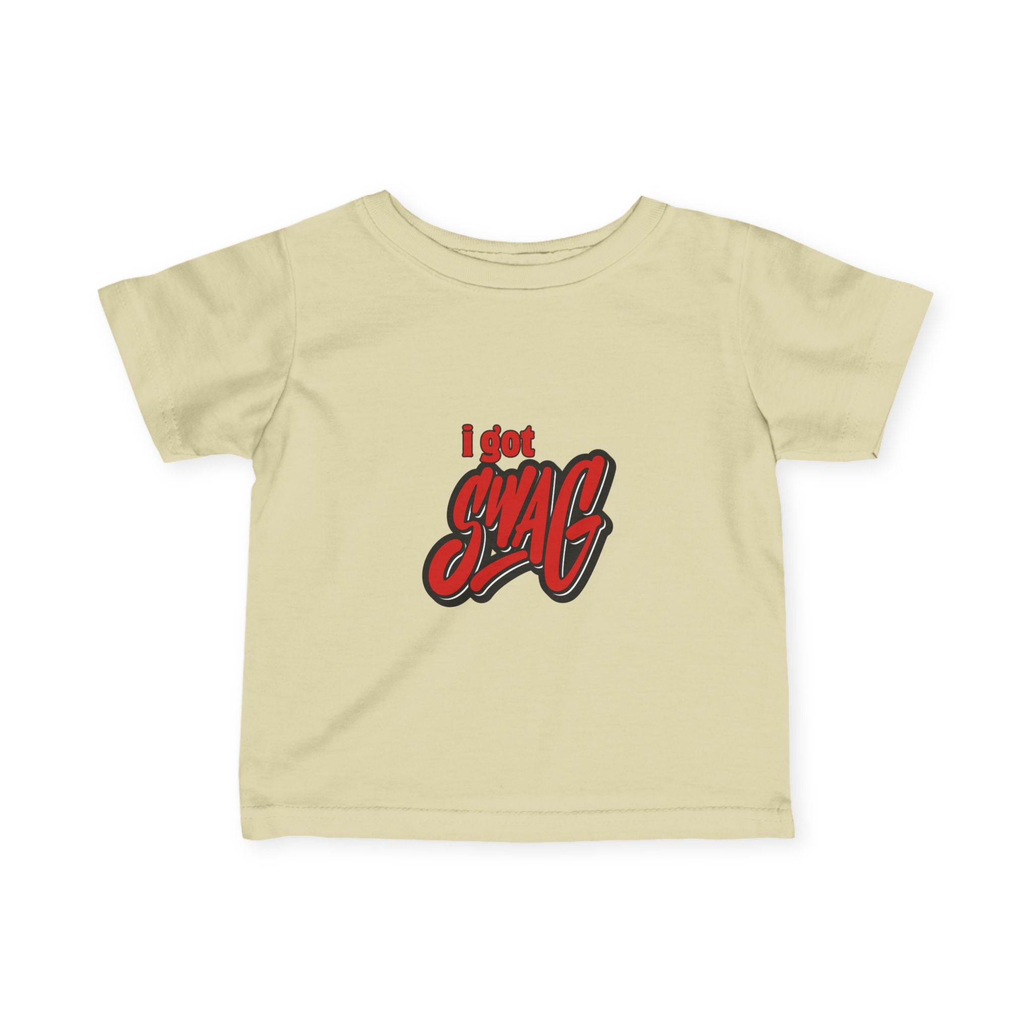 Infant Tee — "I Got Swag" Red Graffiti Baby Shirt