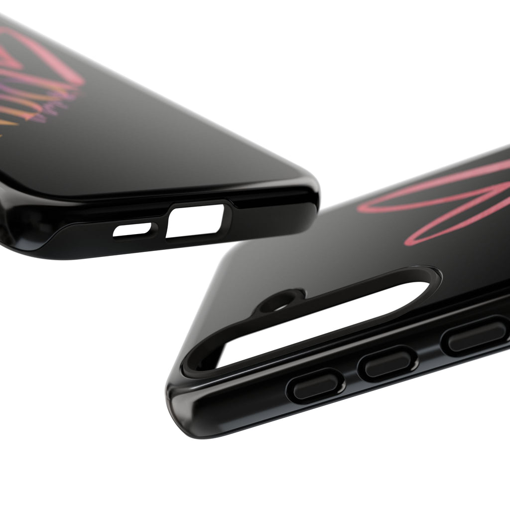 NDO Heart Phone Case – Slim Tough Protective iPhone Cover with Pink Heart Design