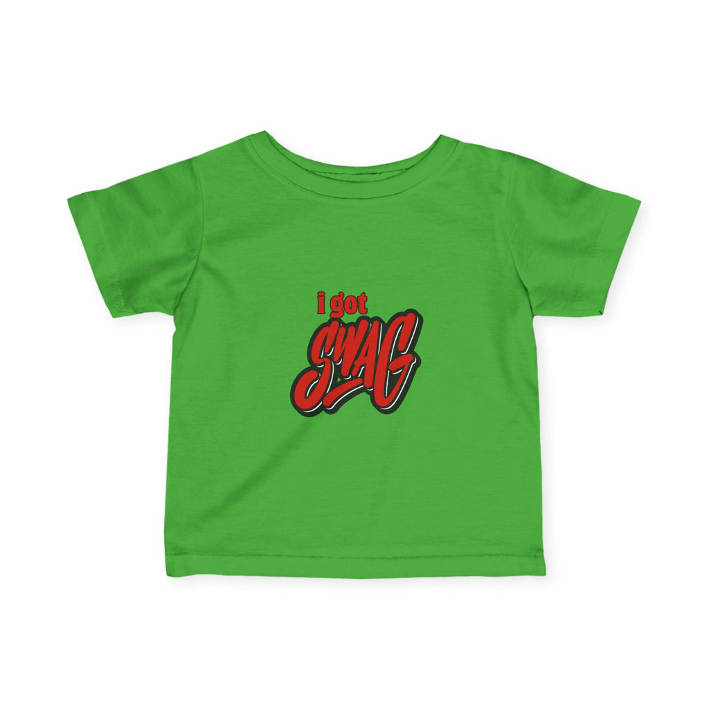 Infant Tee — "I Got Swag" Red Graffiti Baby Shirt