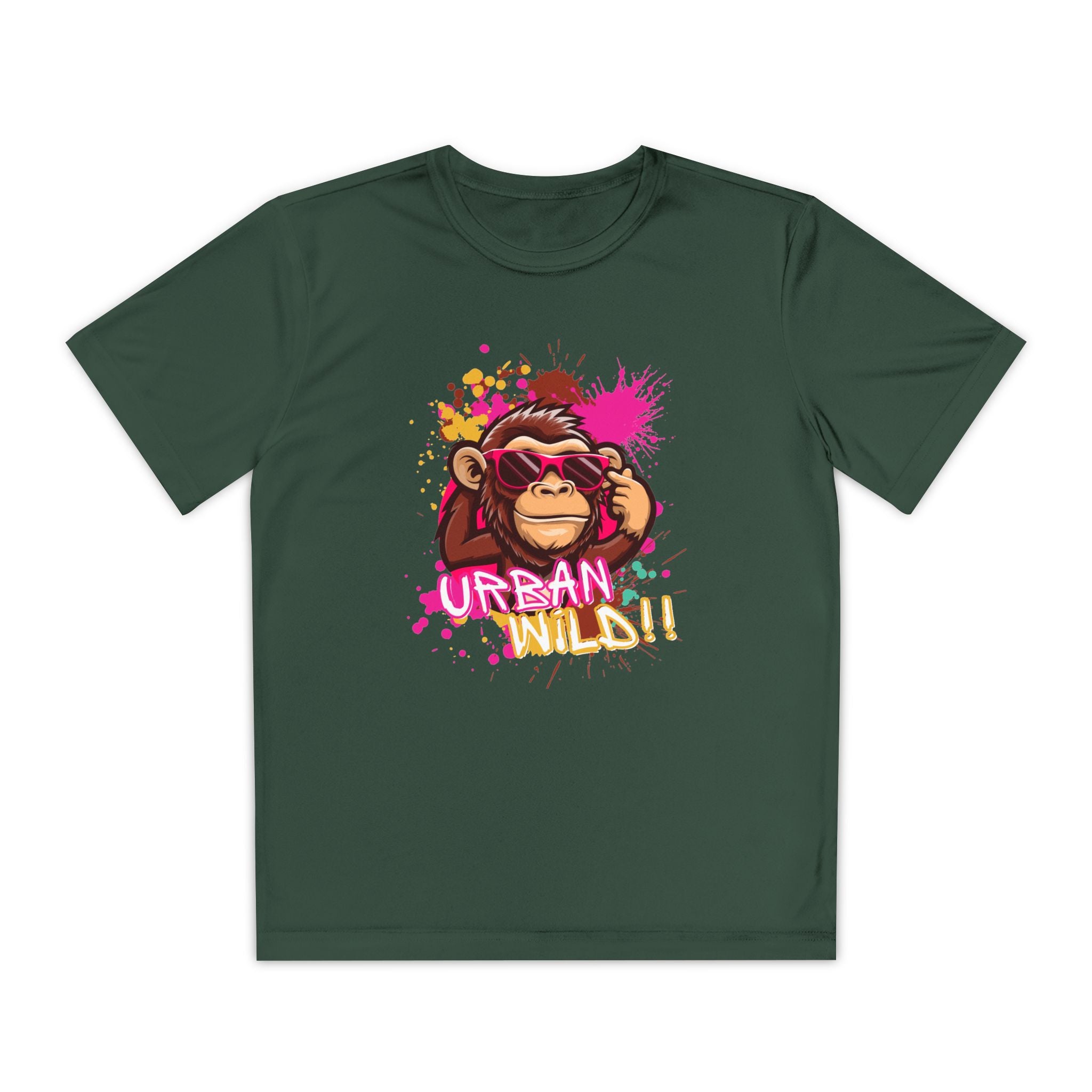 Youth Tee — Urban Ninja Monkey Graphic Shirt