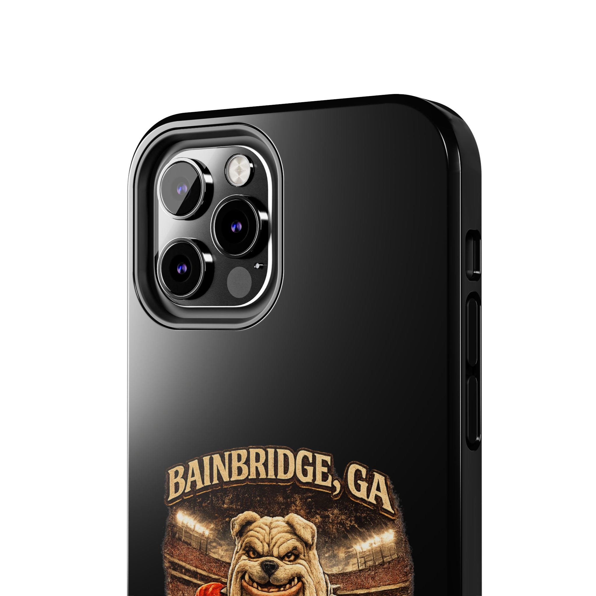 Bainbridge GA Bulldog Football Tough Phone Case — "Hunker Down" Game Day Protector