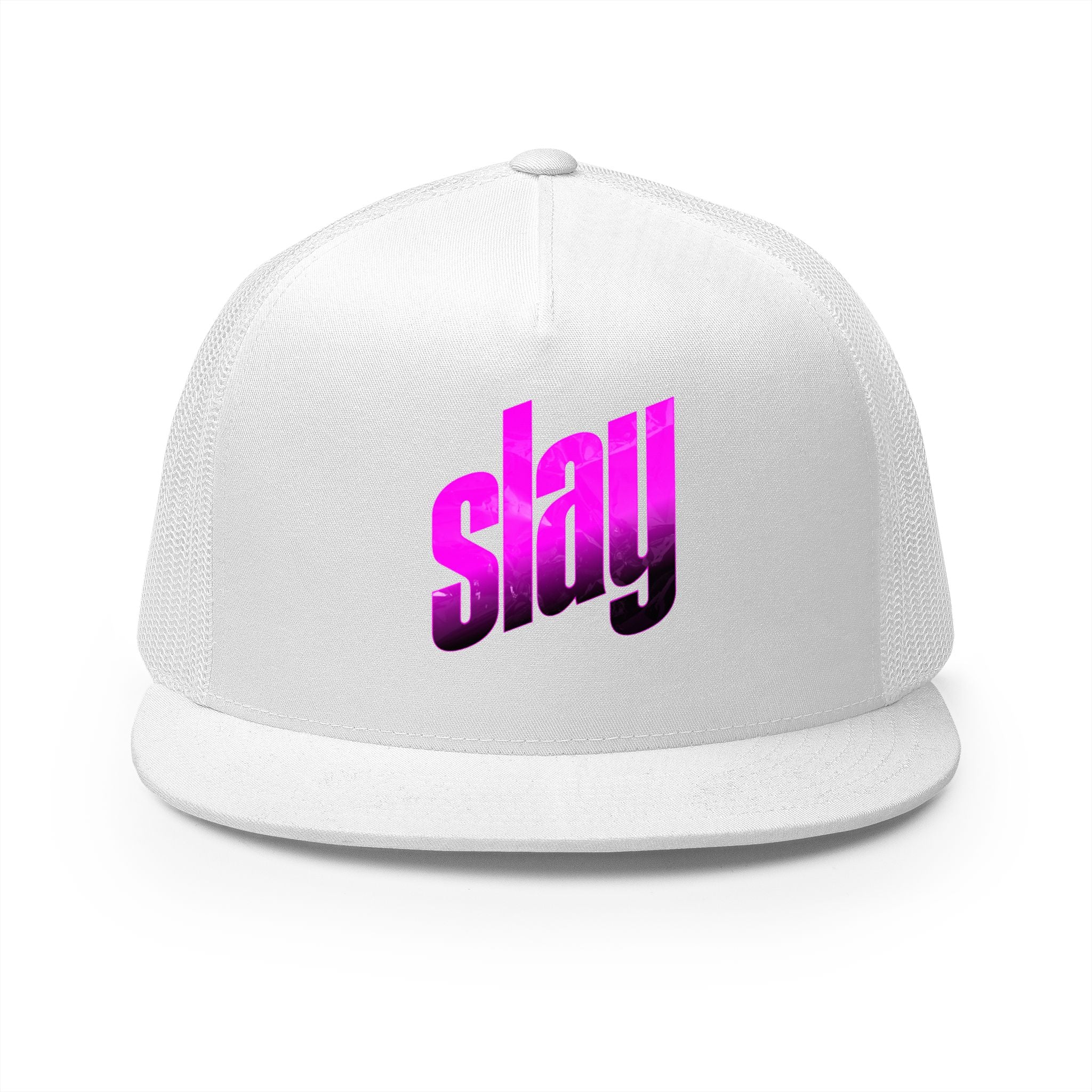Slay Pink Gradient Trucker Cap