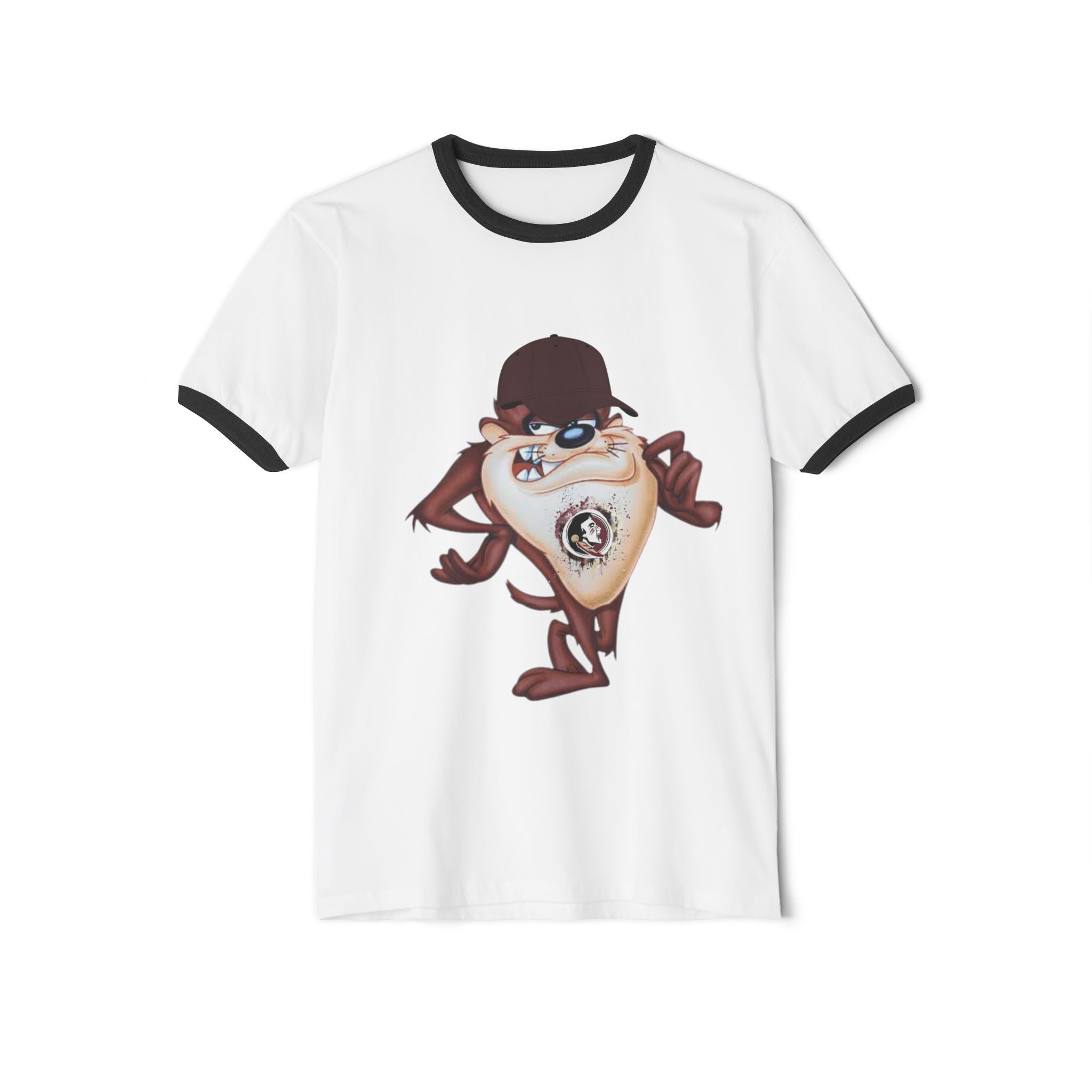 T-Shirt — Mischievous Taz FSU Graphic Ringer Tee