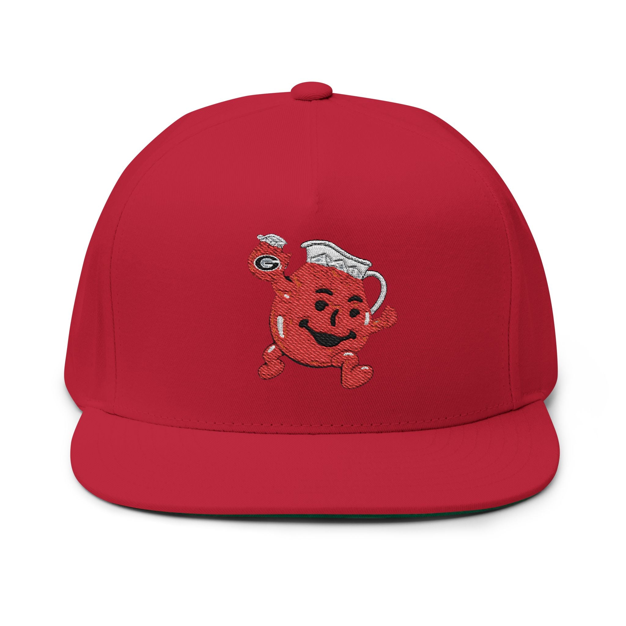Kool Red Mascot Flat Bill Cap (Embroidered)