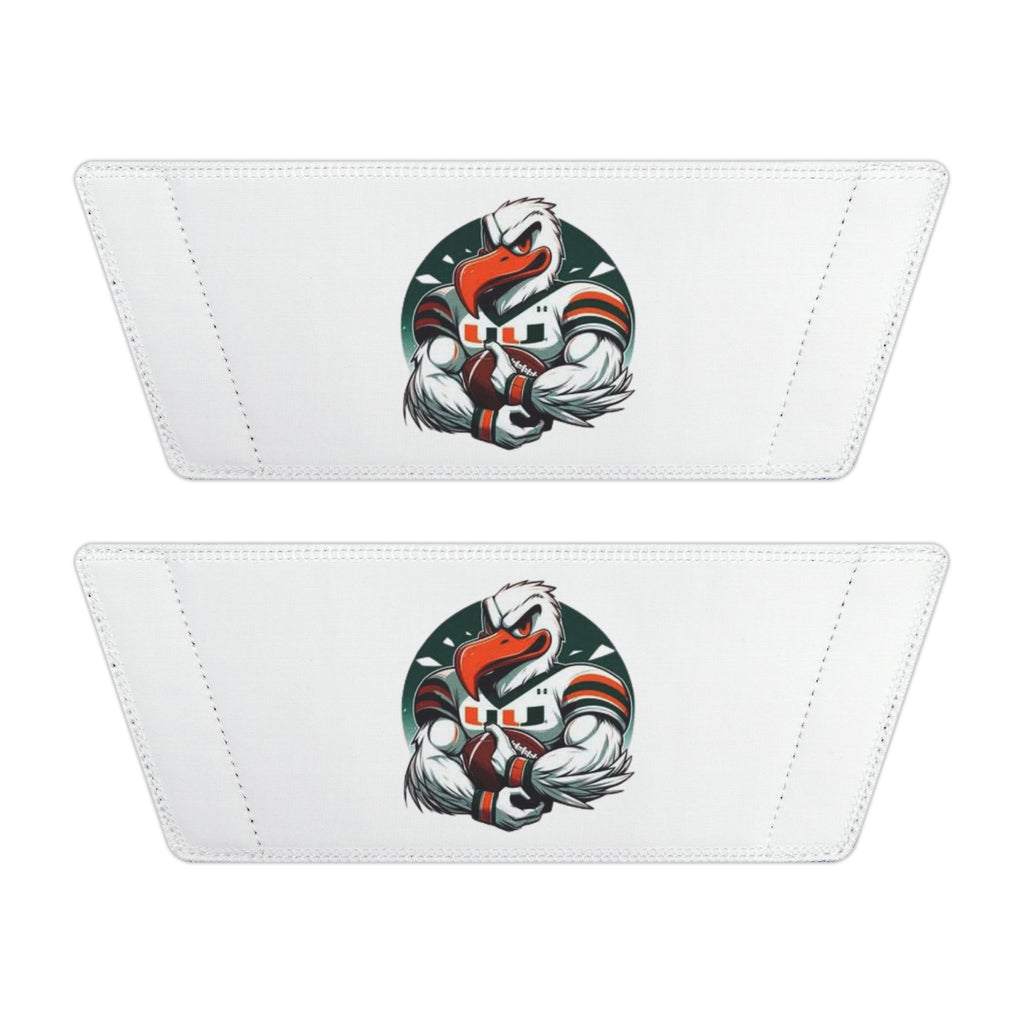 Miami Hurricanes Men's Slide Sandals with Retro Graphic