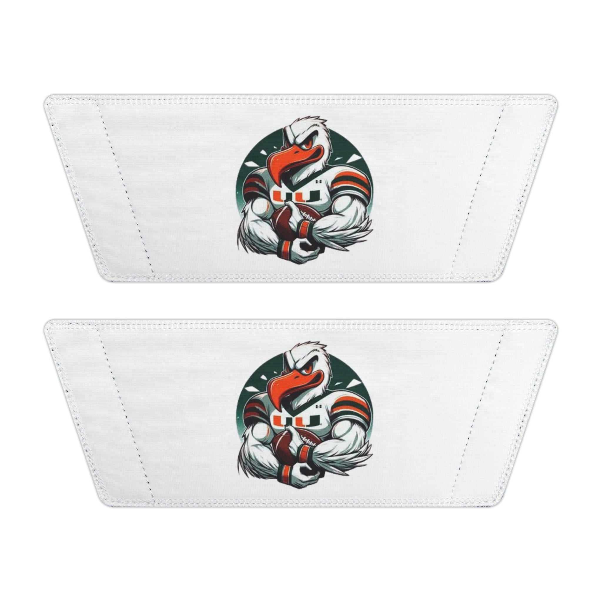 Miami Hurricanes Men's Slide Sandals with Retro Graphic