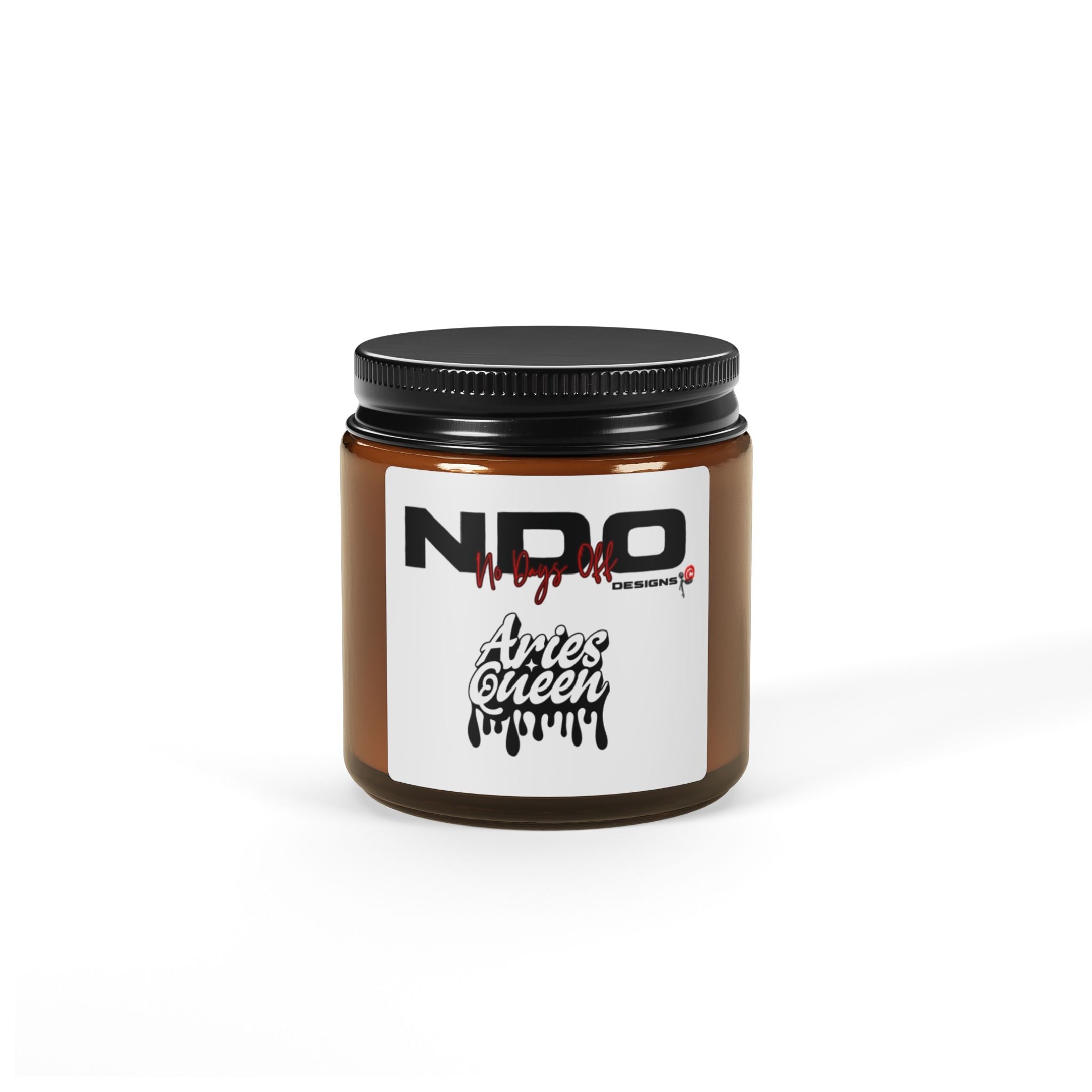 Amber Jar Soy Candle — NDO x Aries Queen Scented Candle
