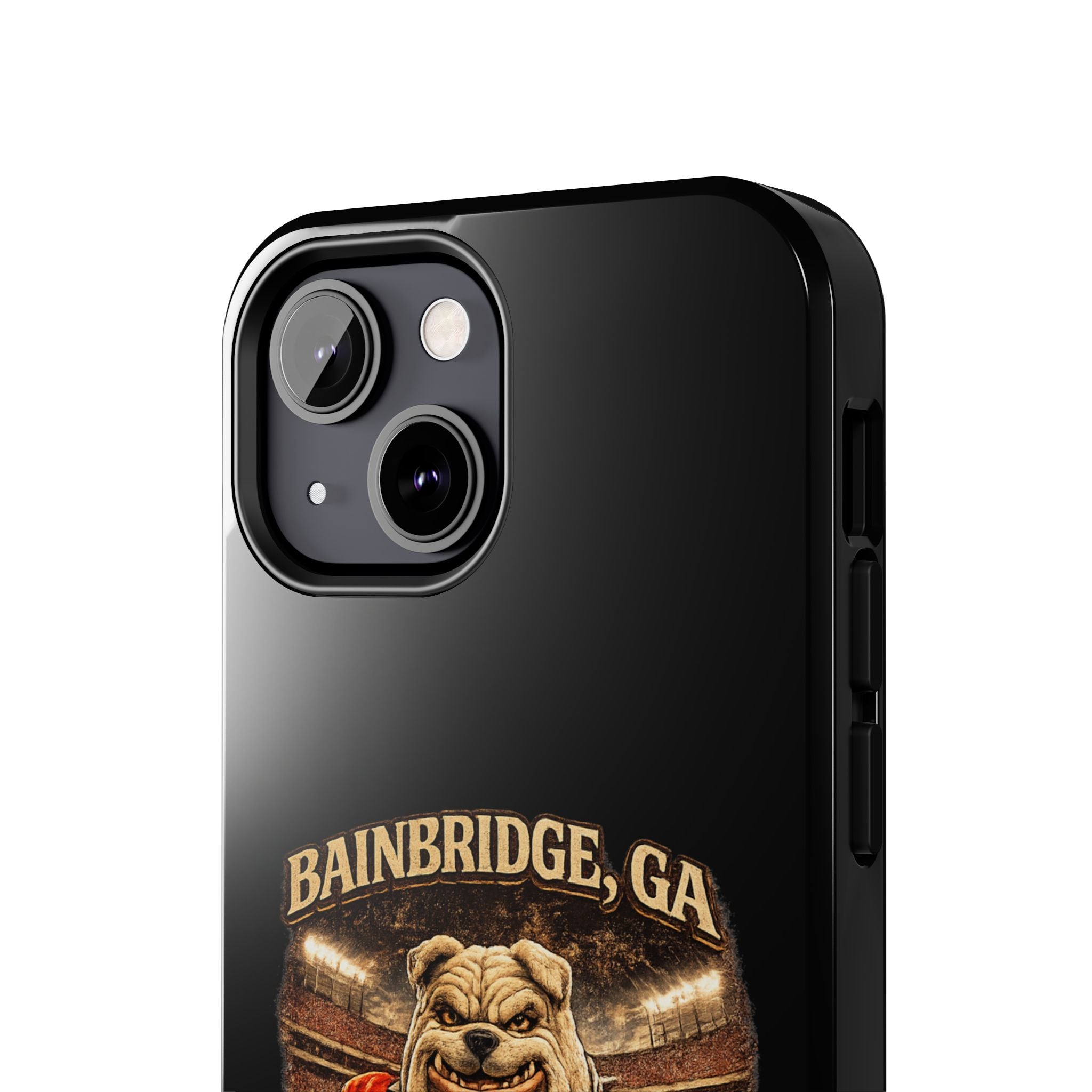 Bainbridge GA Bulldog Football Tough Phone Case — "Hunker Down" Game Day Protector