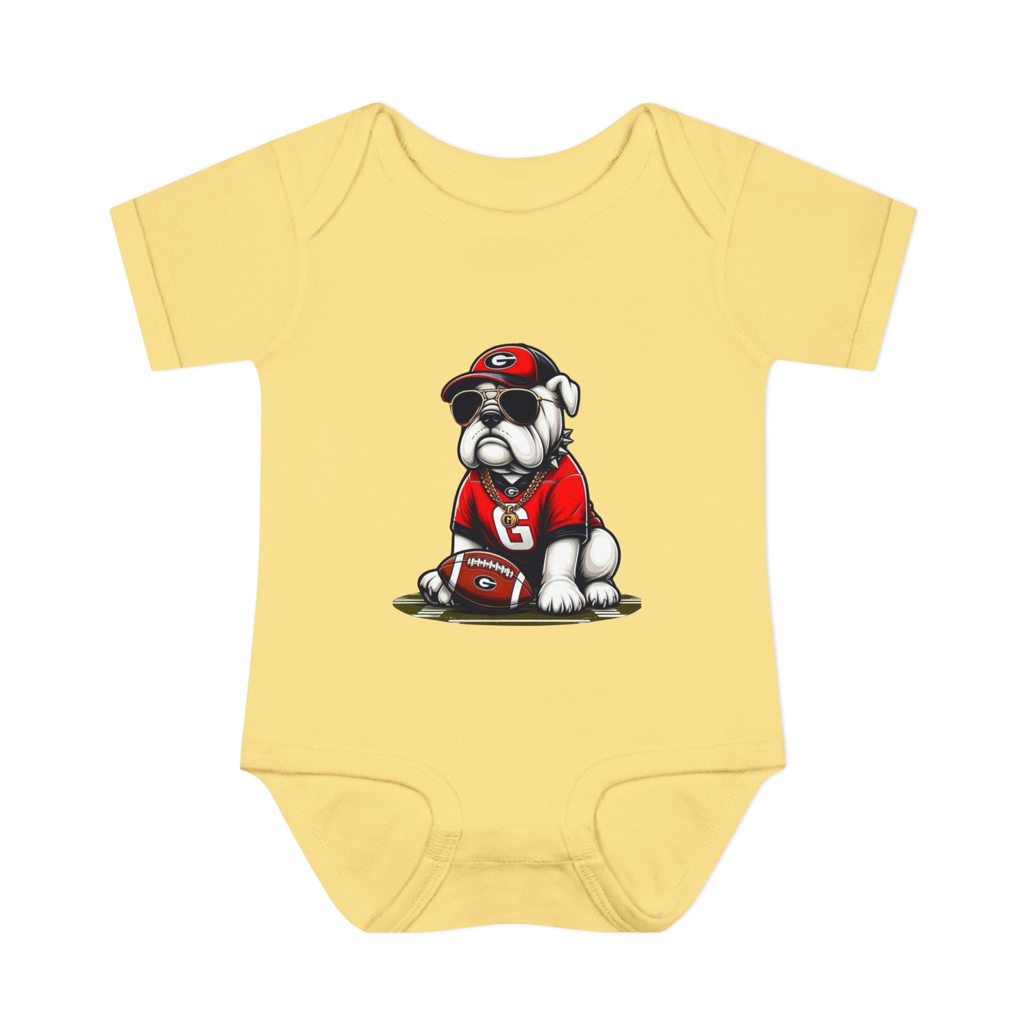 Georgia Bulldogs Baby Bodysuit – Cute Mascot Infant Onesie