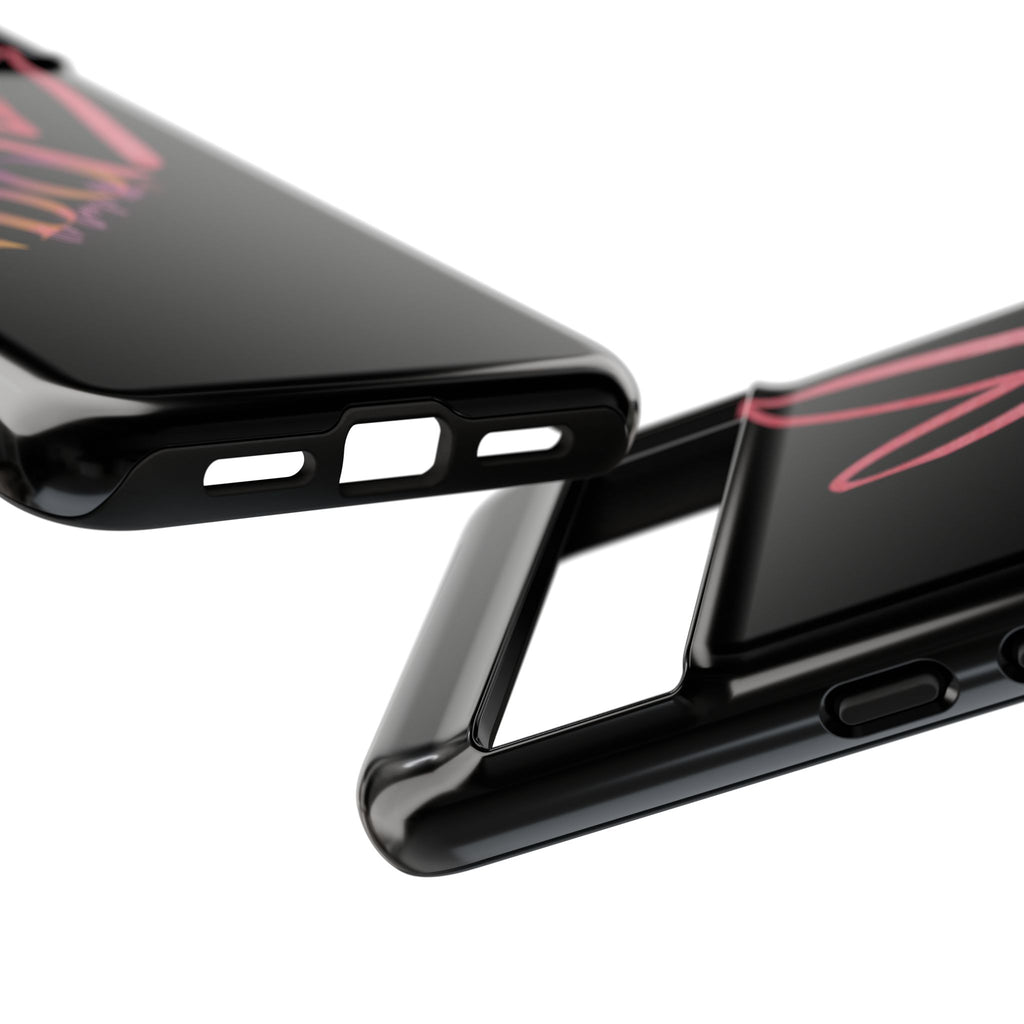 NDO Heart Phone Case – Slim Tough Protective iPhone Cover with Pink Heart Design