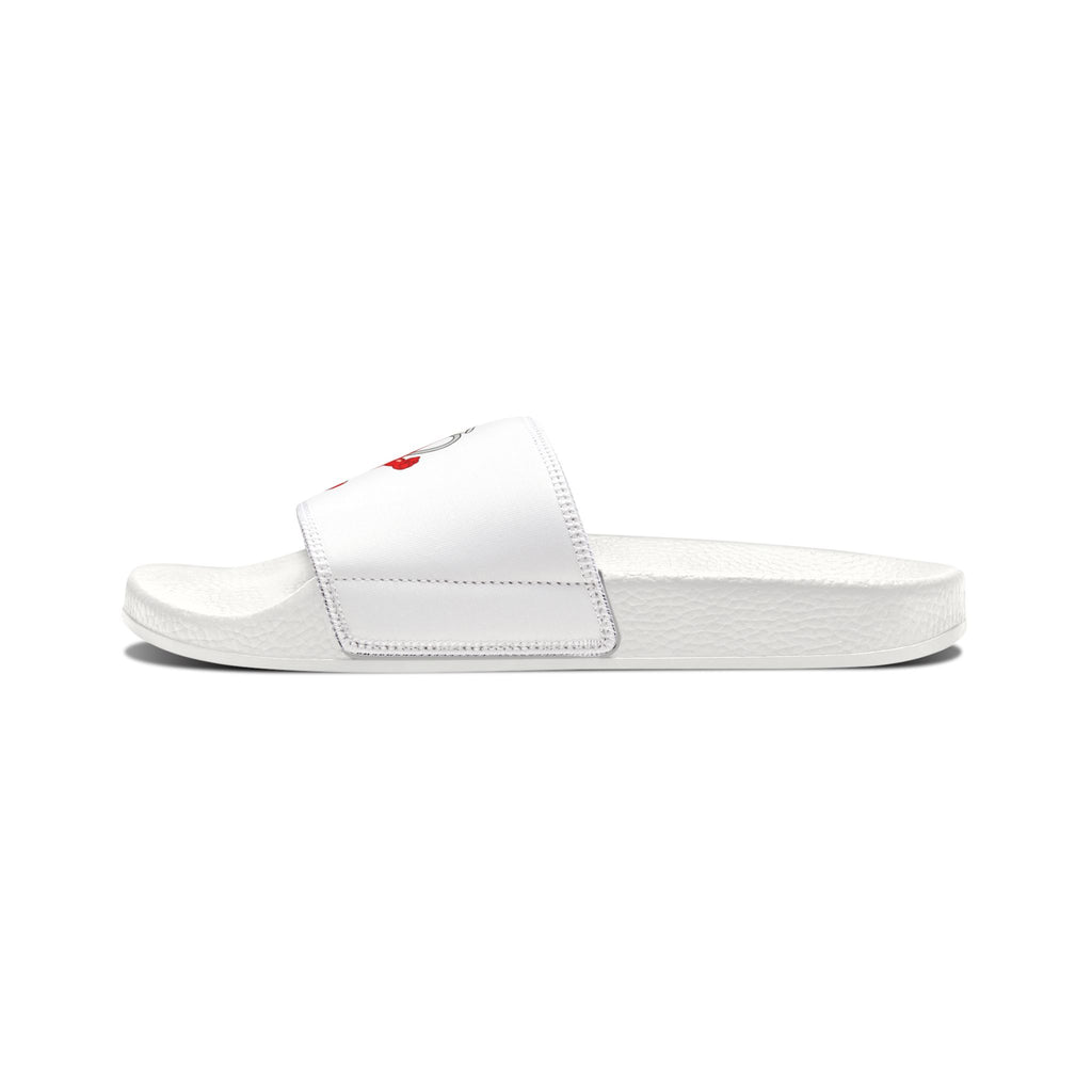 GA Bulldogs Slide Sandals — Men's Removable-Strap Slides with Retro Kool-Aid Character Print