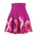 Pink 'XOXO' Donut Skater Skirt – Playful Valentine's Graphic Skirt