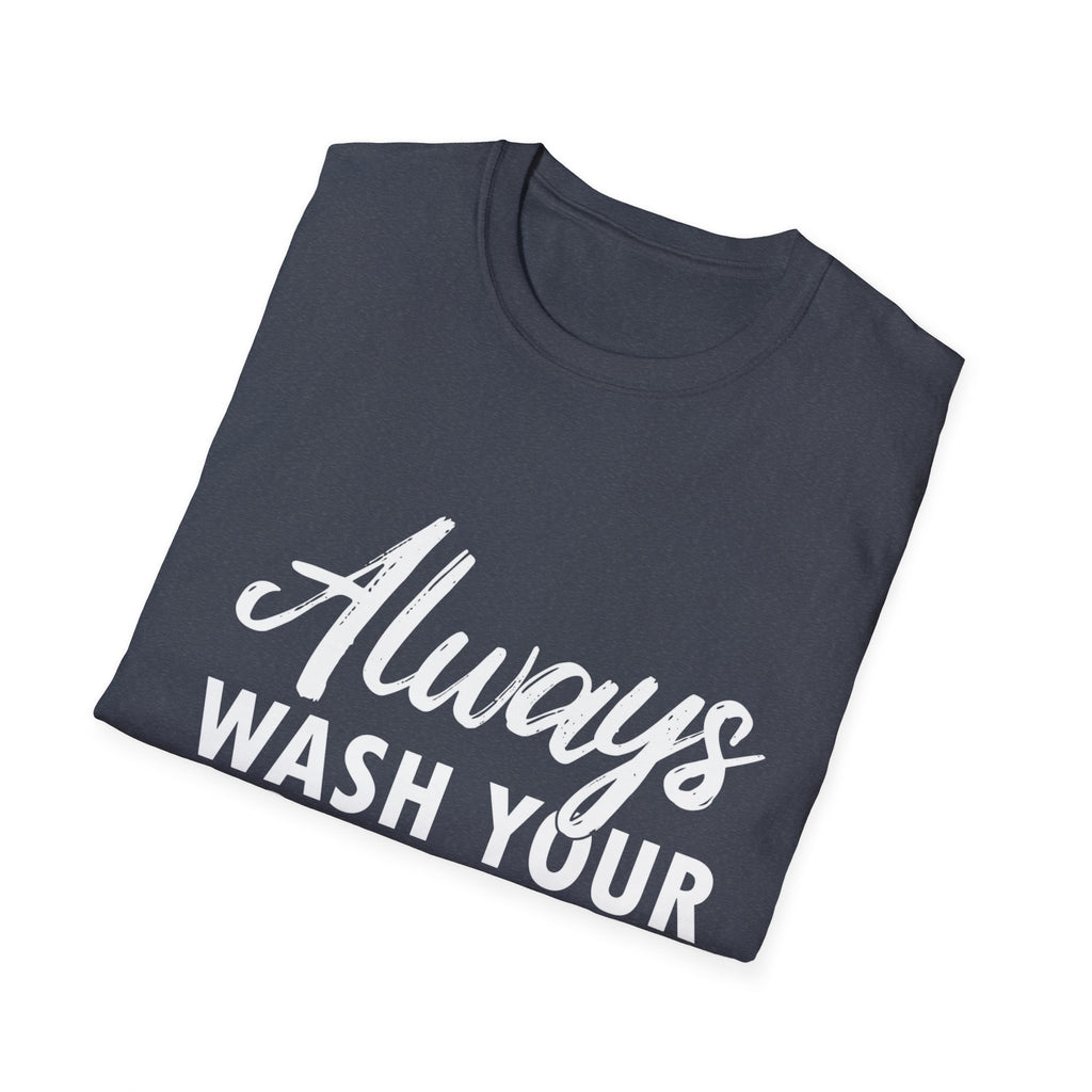 Golf  Balls White T-Shirt — Plain Classic Tee
