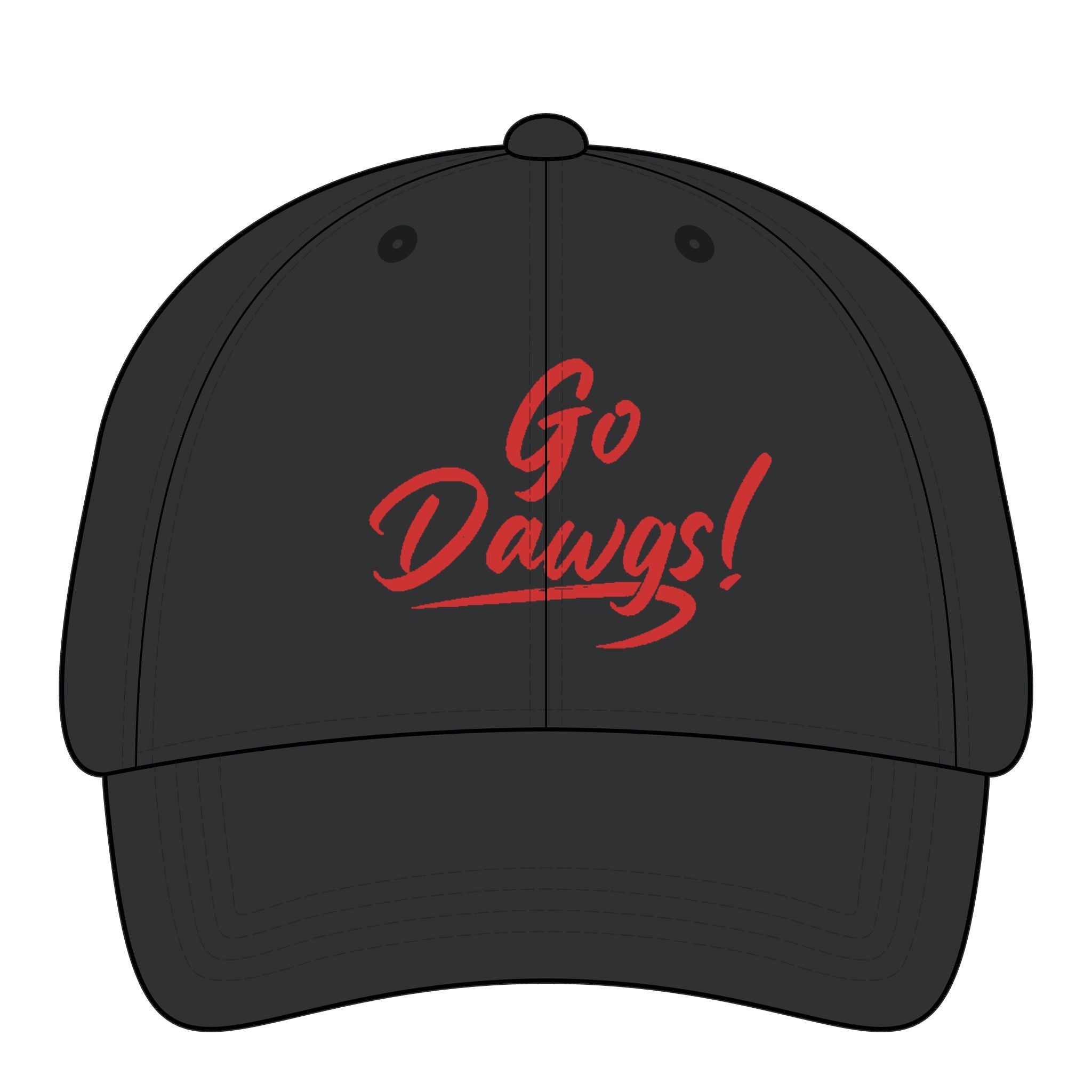 Go Dawgs-Women's Pigment-Dyed Cap with Fashion Undervisor (Embroidery)