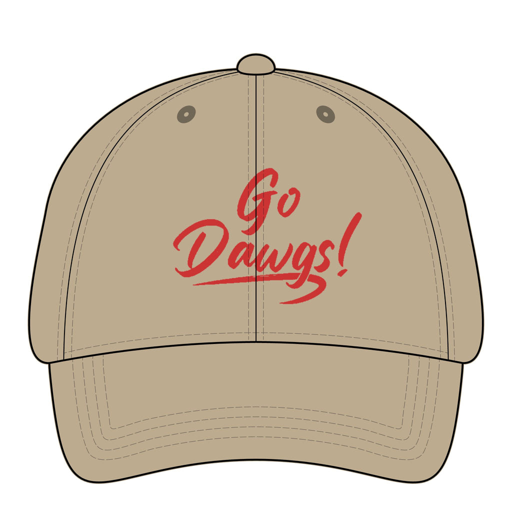 Go Dawgs-Women's Pigment-Dyed Cap with Fashion Undervisor (Embroidery)