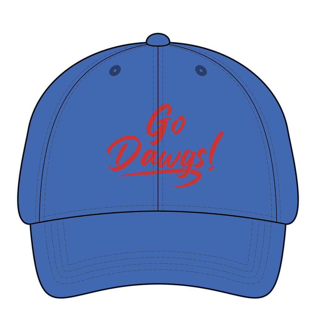 Go Dawgs-Women's Pigment-Dyed Cap with Fashion Undervisor (Embroidery)