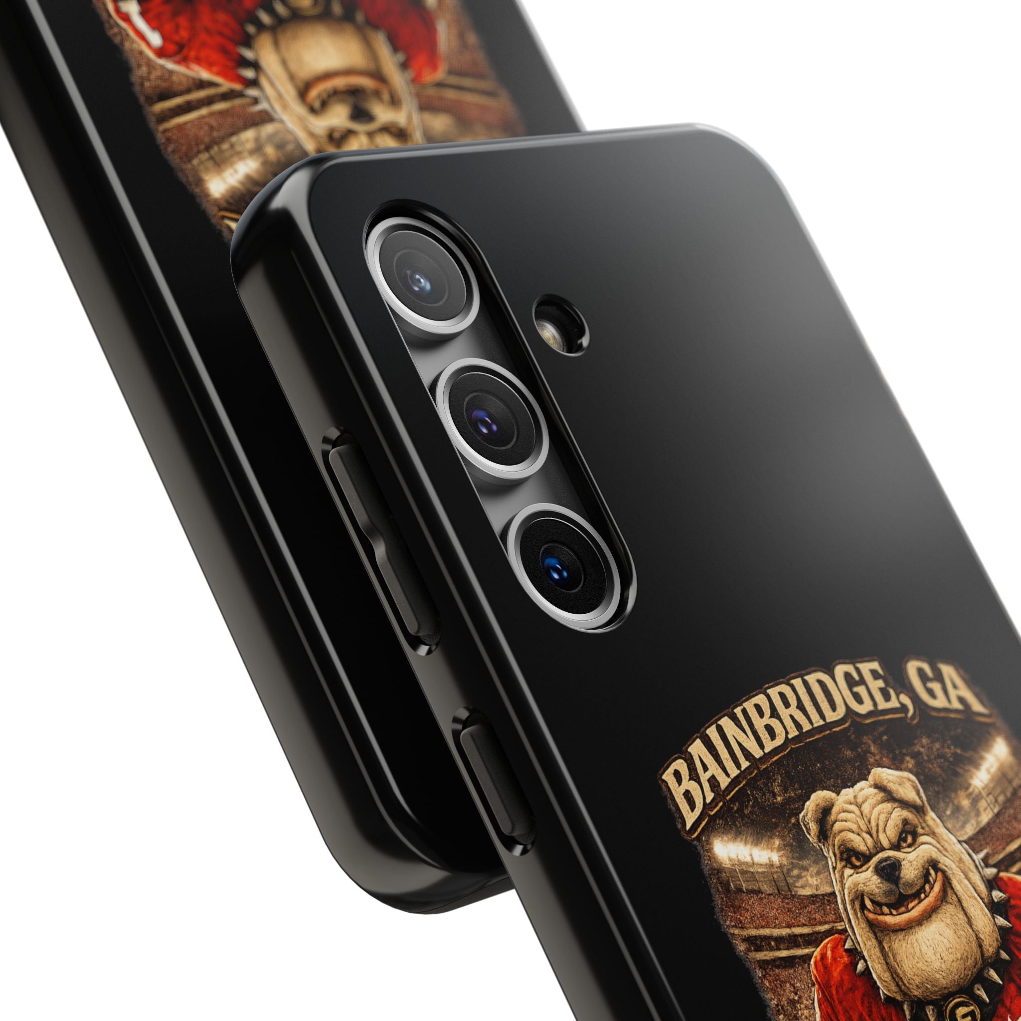 Bainbridge GA Bulldog Football Tough Phone Case — "Hunker Down" Game Day Protector