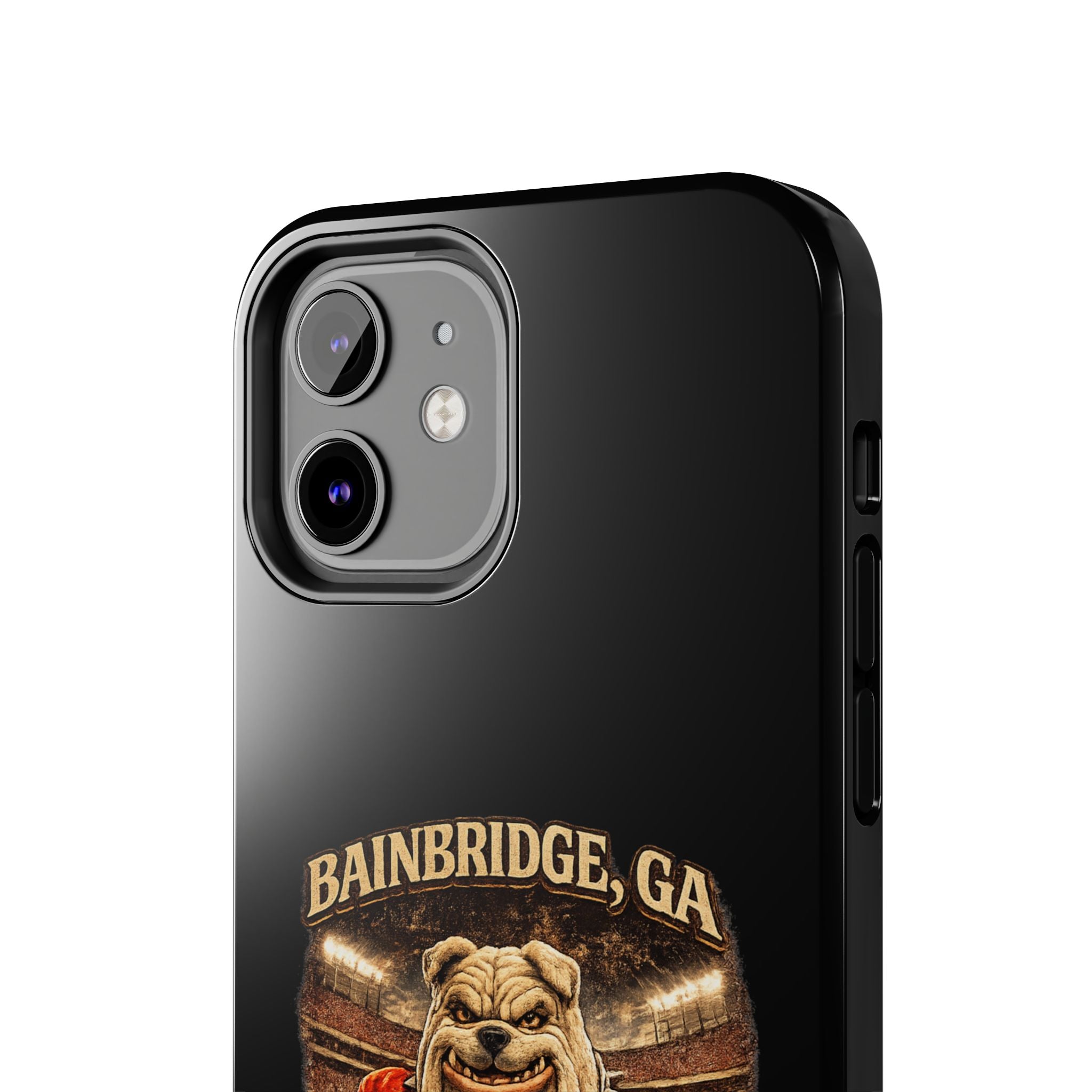 Bainbridge GA Bulldog Football Tough Phone Case — "Hunker Down" Game Day Protector