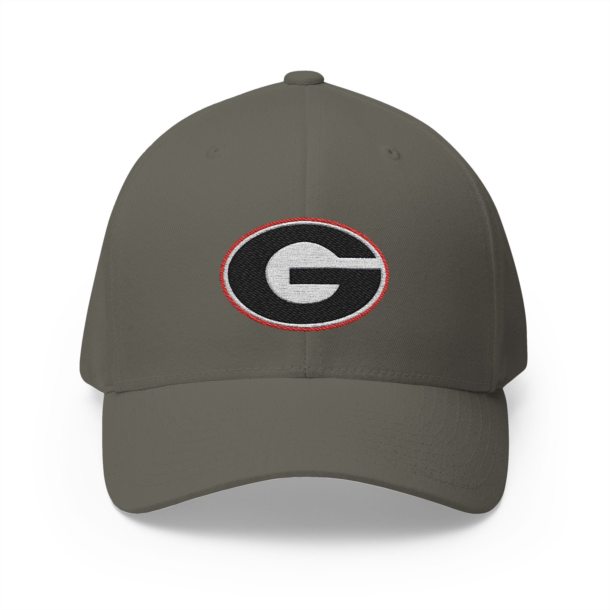 Embroidered GA Bulldogs G Logo Structured Cap — Closed-Back Baseball Hat with 'MY DAWGS' Detail