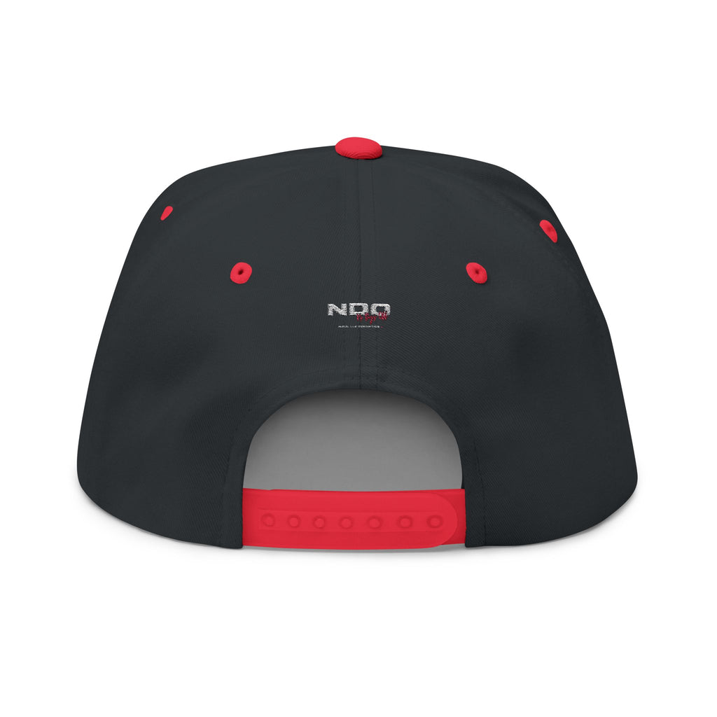 Flat Bill Cap — Embroidered NDO Streetwear Snapback