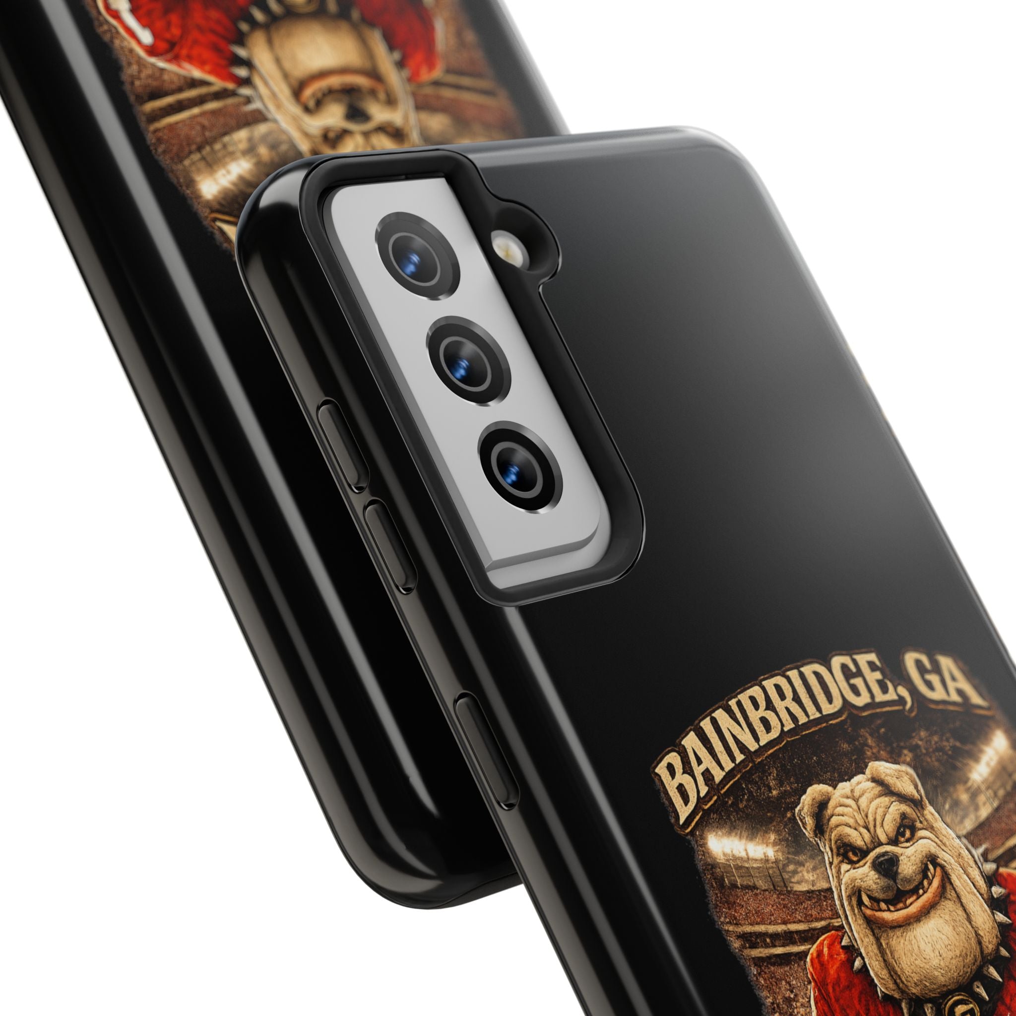 Bainbridge GA Bulldog Football Tough Phone Case — "Hunker Down" Game Day Protector