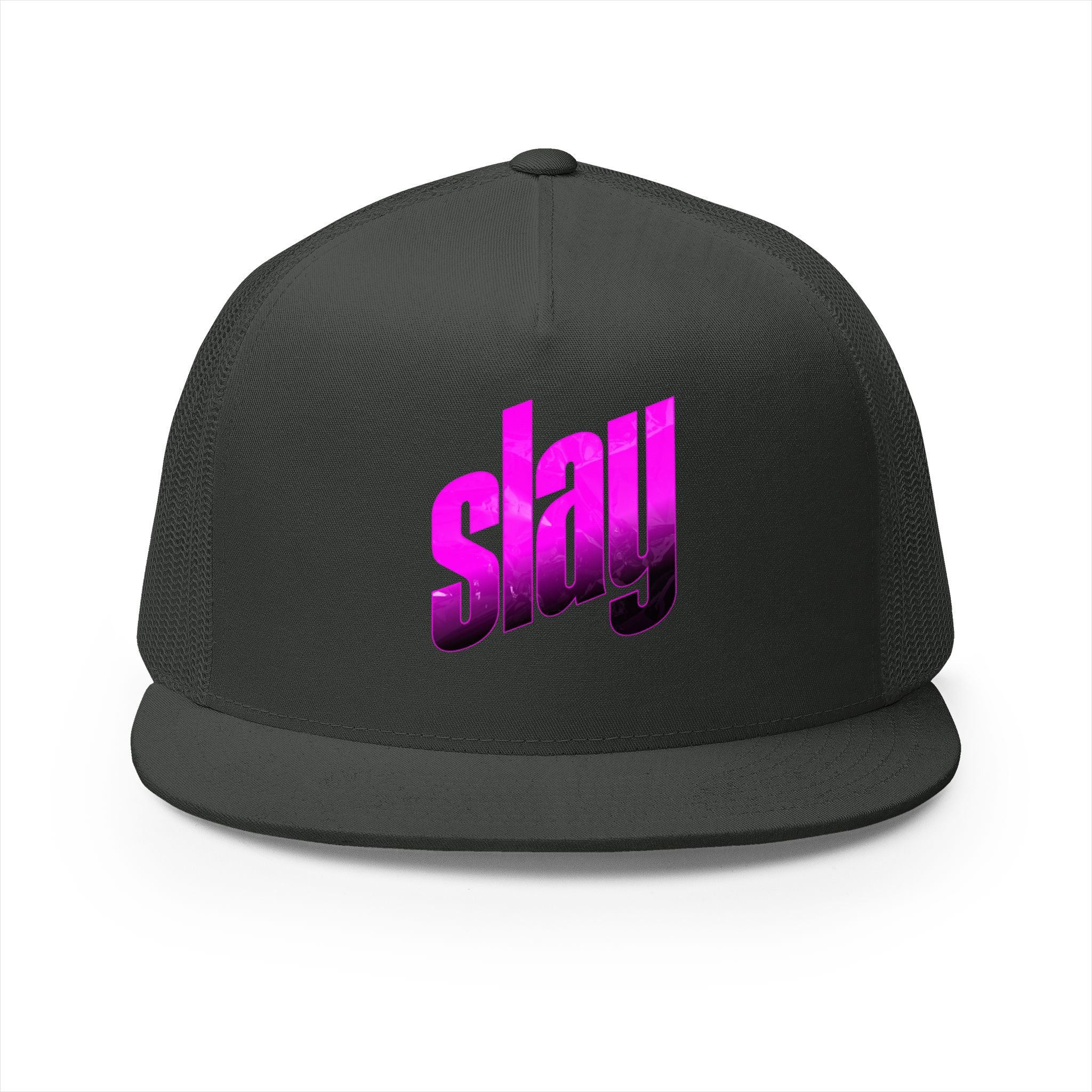 Slay Pink Gradient Trucker Cap