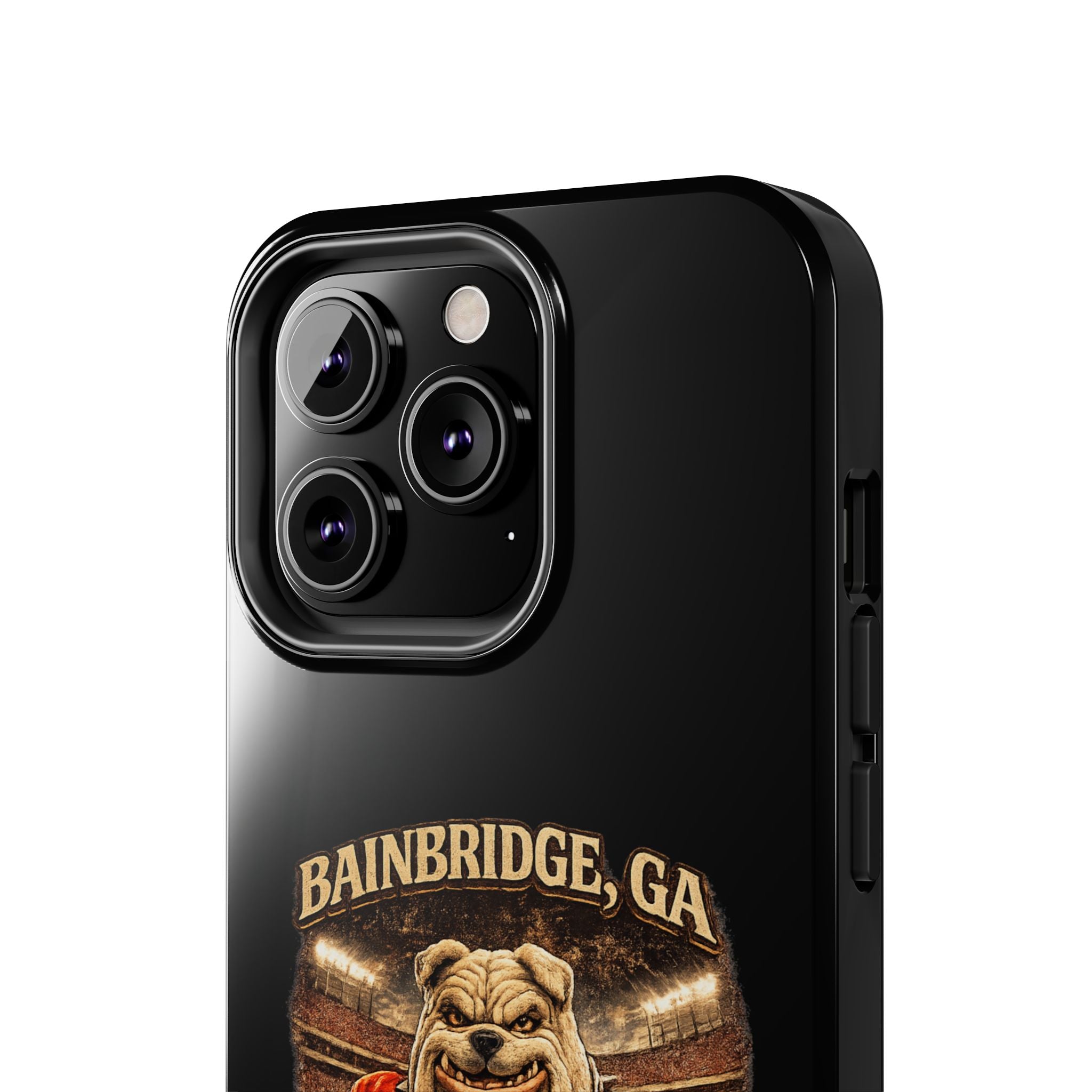 Bainbridge GA Bulldog Football Tough Phone Case — "Hunker Down" Game Day Protector