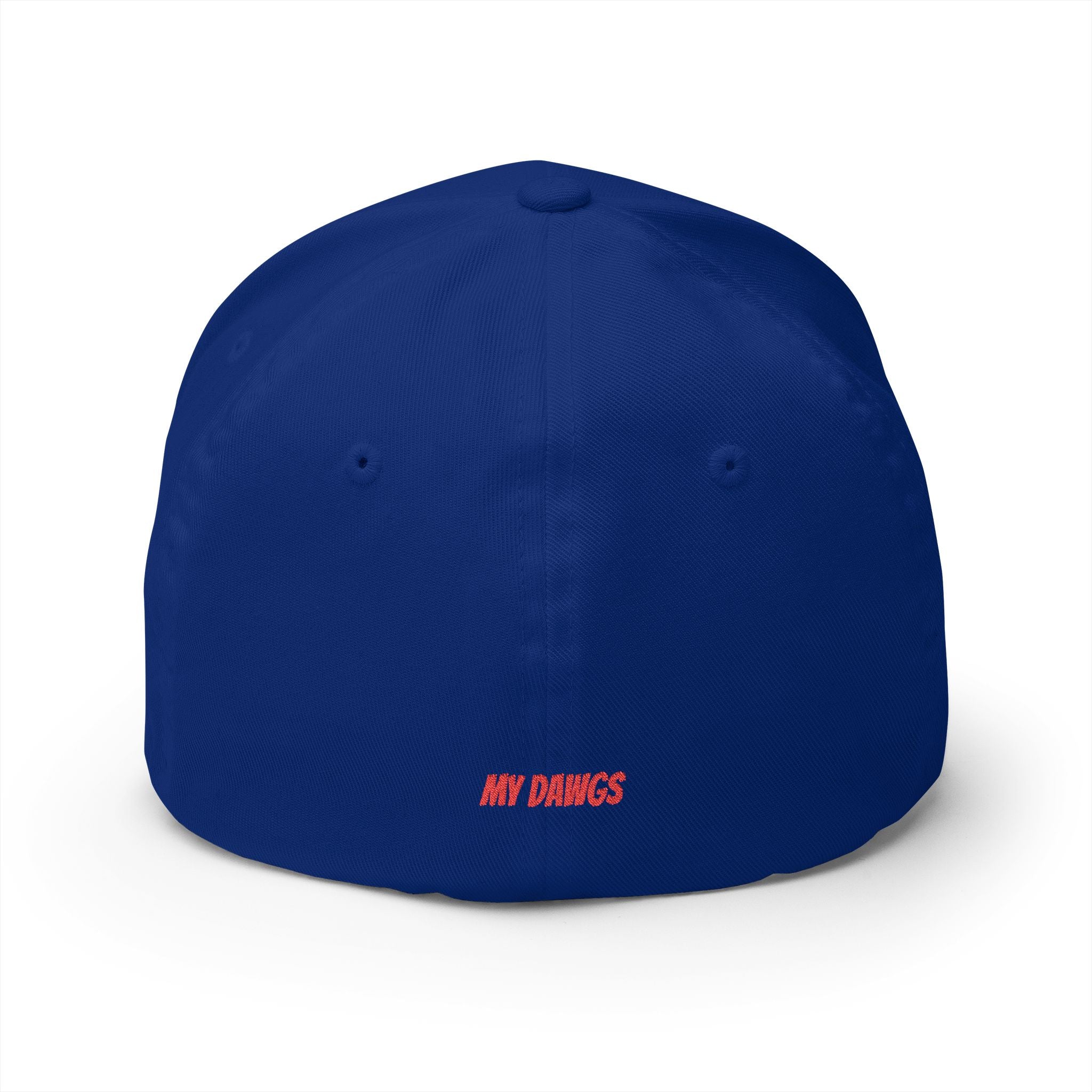 Embroidered GA Bulldogs G Logo Structured Cap — Closed-Back Baseball Hat with 'MY DAWGS' Detail