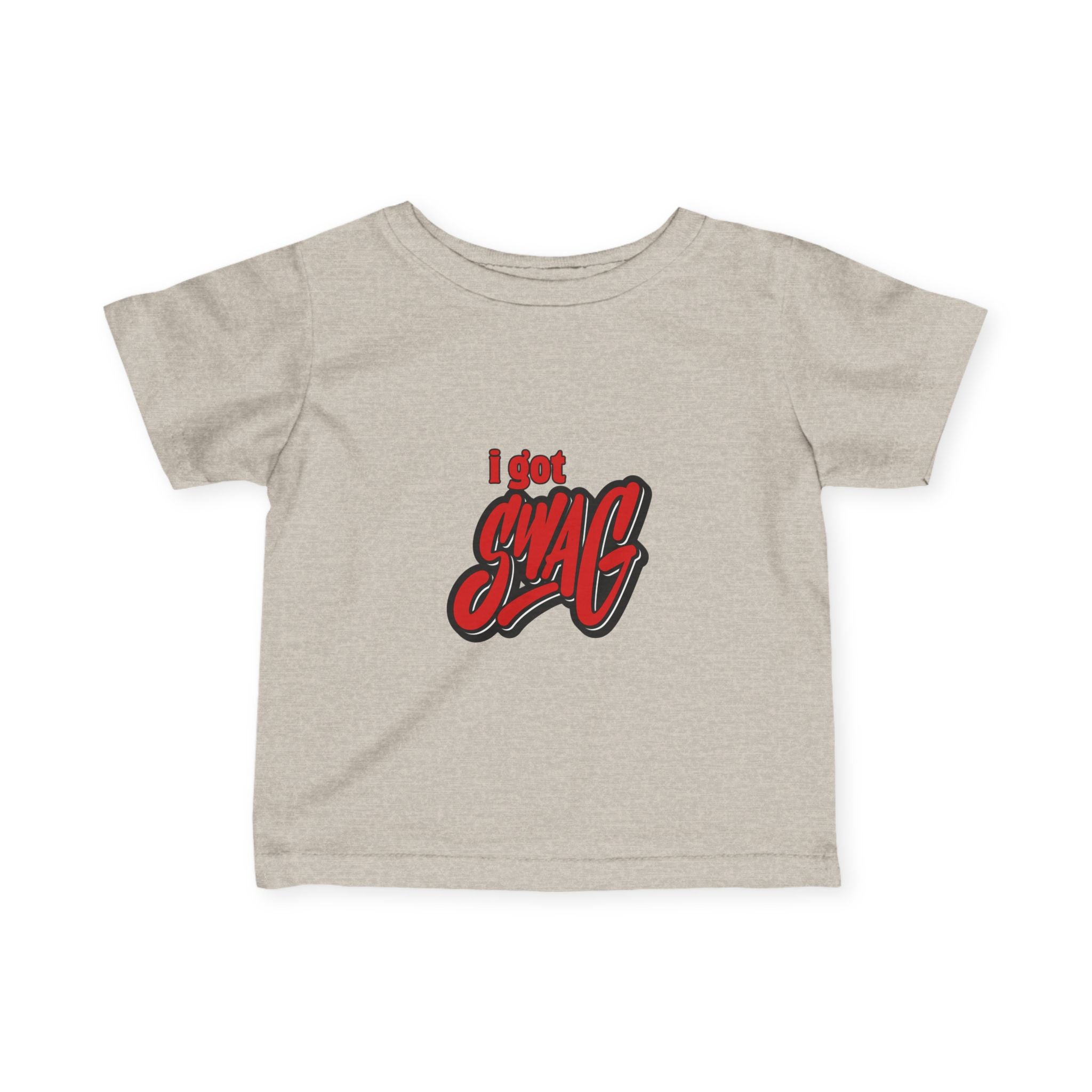 Infant Tee — "I Got Swag" Red Graffiti Baby Shirt