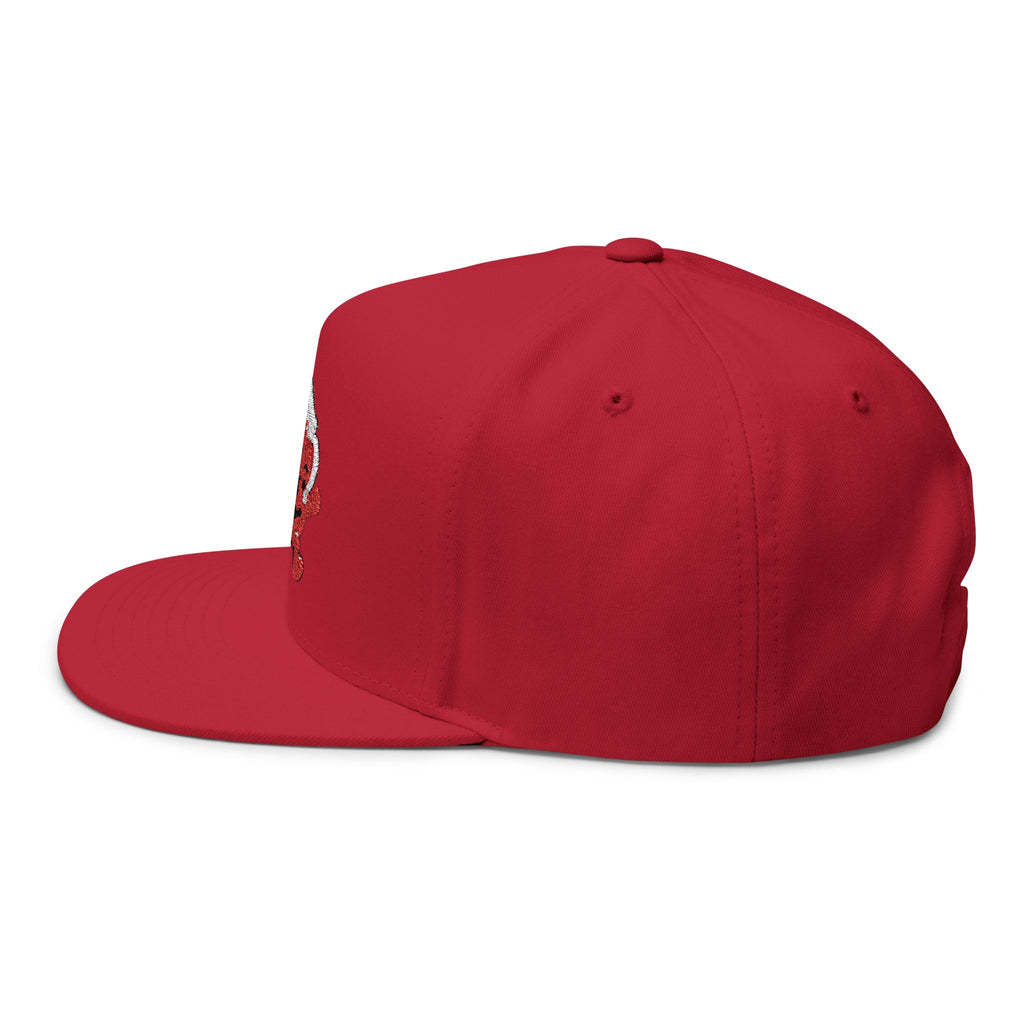 Kool Red Mascot Flat Bill Cap (Embroidered)