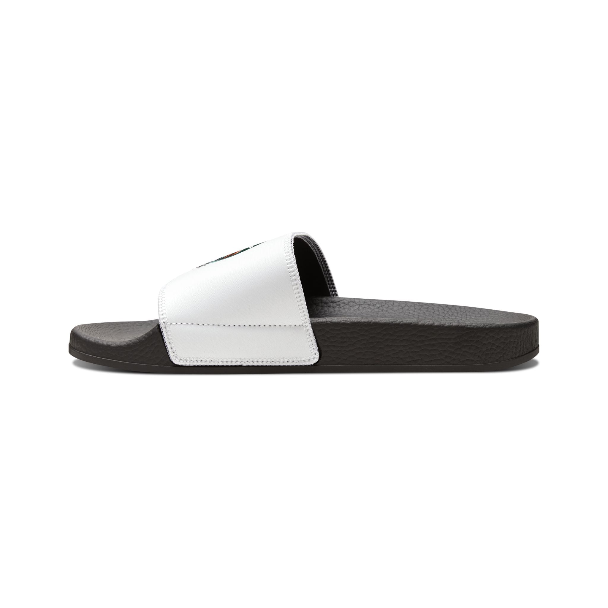 Miami Hurricanes Men's Slide Sandals with Retro Graphic