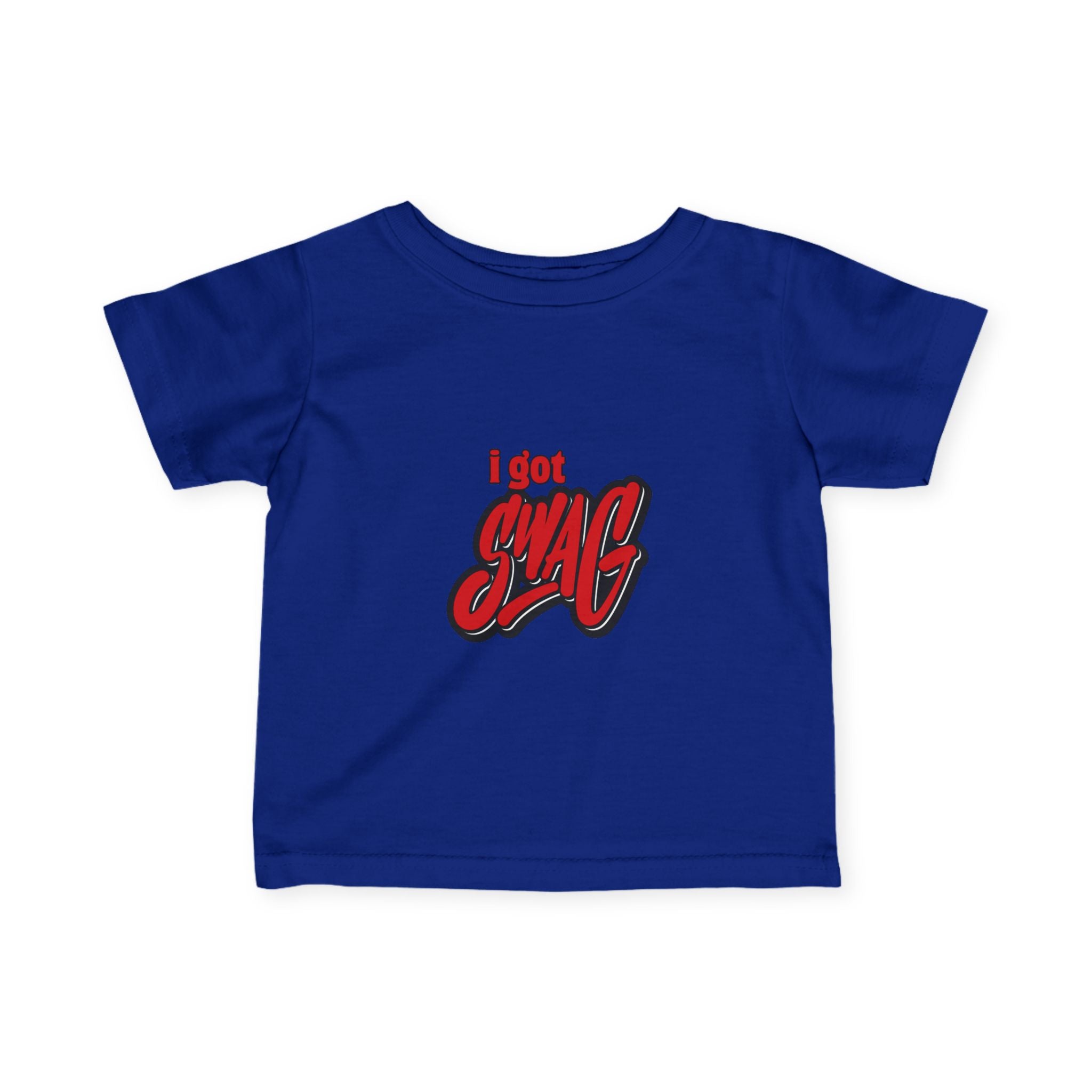 Infant Tee — "I Got Swag" Red Graffiti Baby Shirt