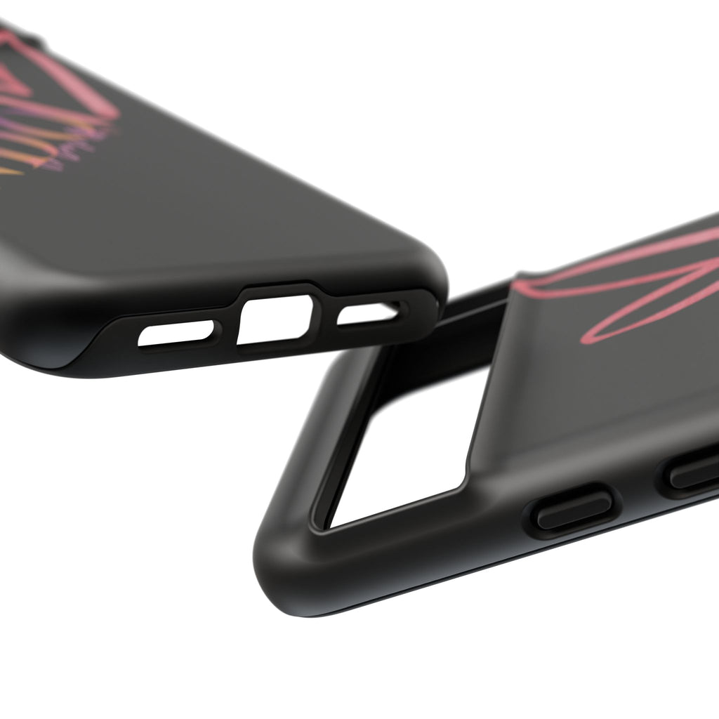 NDO Heart Phone Case – Slim Tough Protective iPhone Cover with Pink Heart Design
